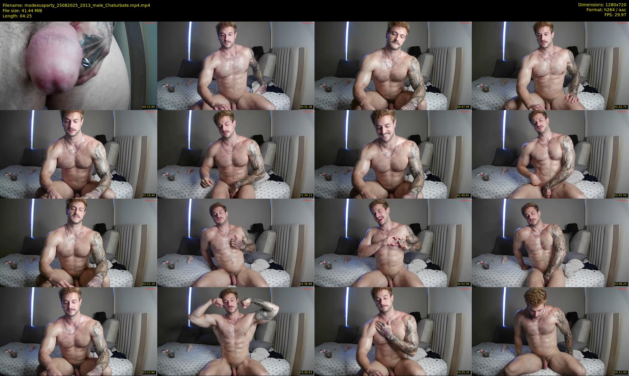 modexusparty — 5 minute Chaturbate male cam show recording, 720p, Aug 25, 2025