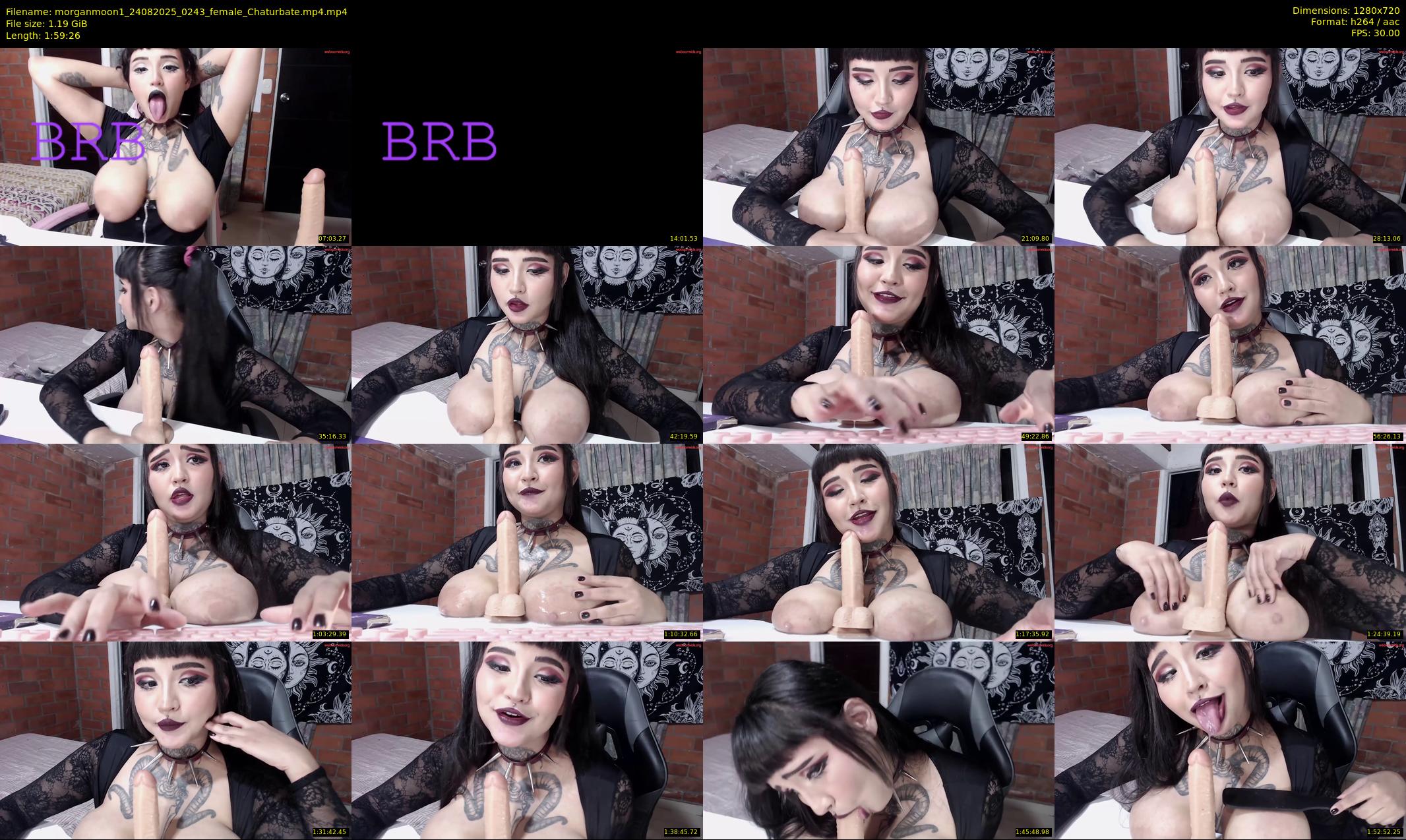 morganmoon1 — 120 minute Chaturbate female cam show recording, 720p, Aug 24, 2025