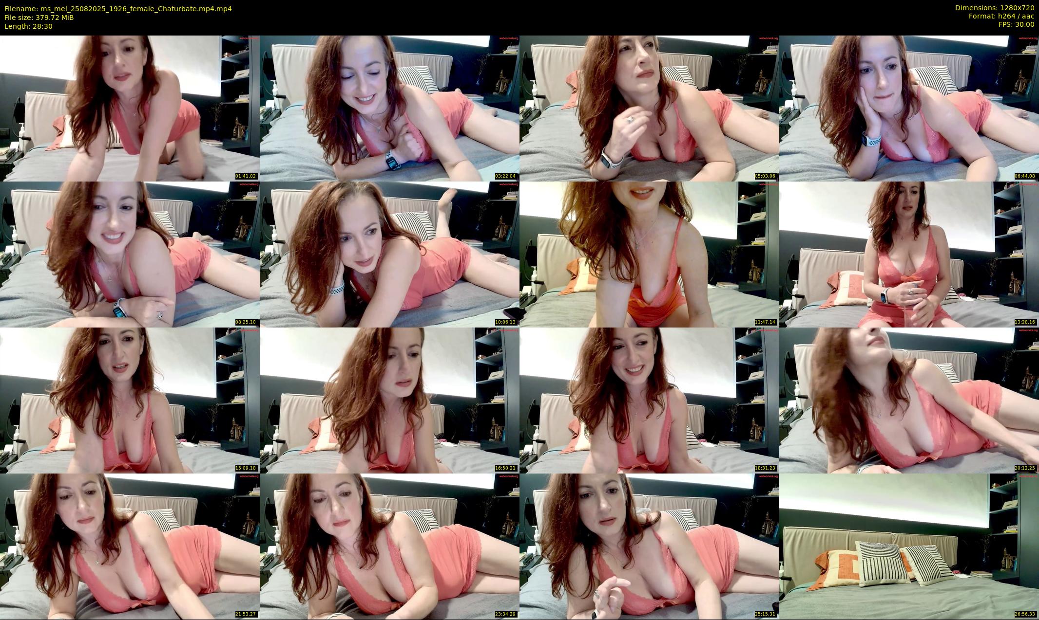 ms_mel — 29 minute Chaturbate female cam show recording, 720p, Aug 25, 2025