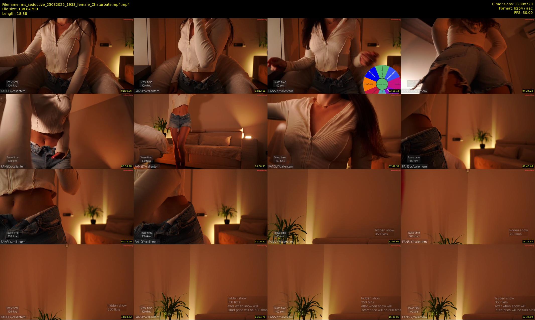 ms_seductive — 19 minute Chaturbate female cam show recording, 720p, Aug 25, 2025