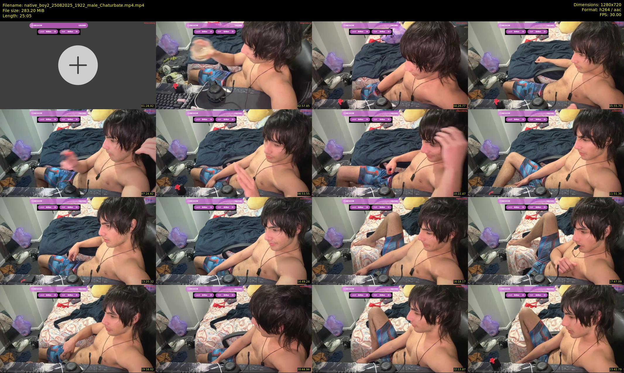 native_boy2 — 26 minute Chaturbate male cam show recording, 720p, Aug 25, 2025