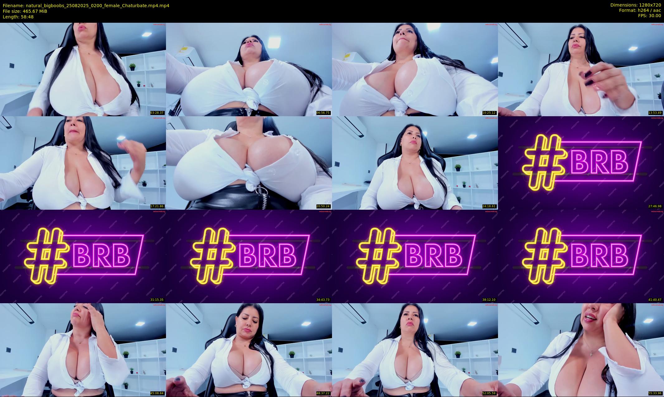 natural_bigboobs — 59 minute Chaturbate female cam show recording, 720p, Aug 25, 2025