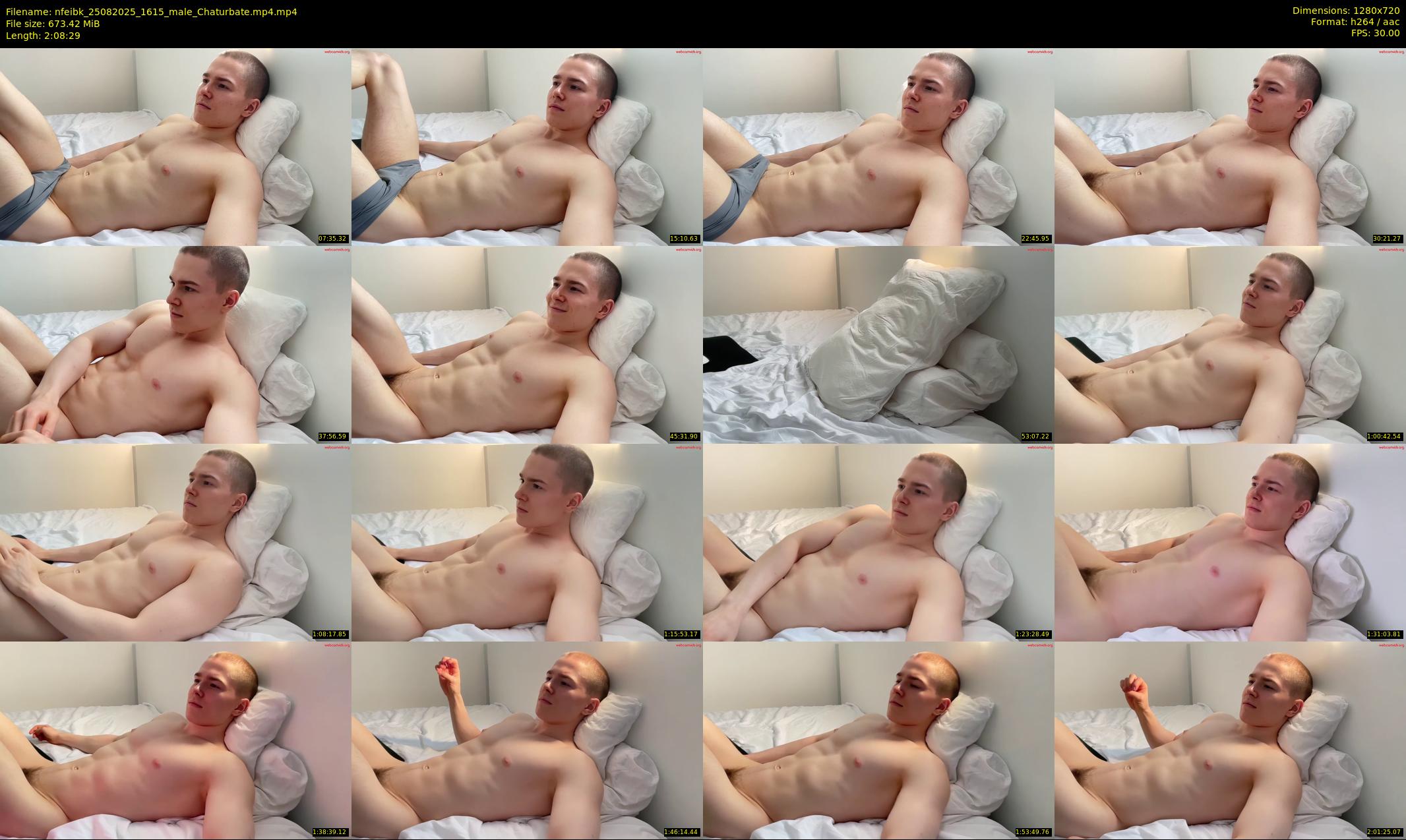 nfeibk — 129 minute Chaturbate male cam show recording, 720p, Aug 25, 2025