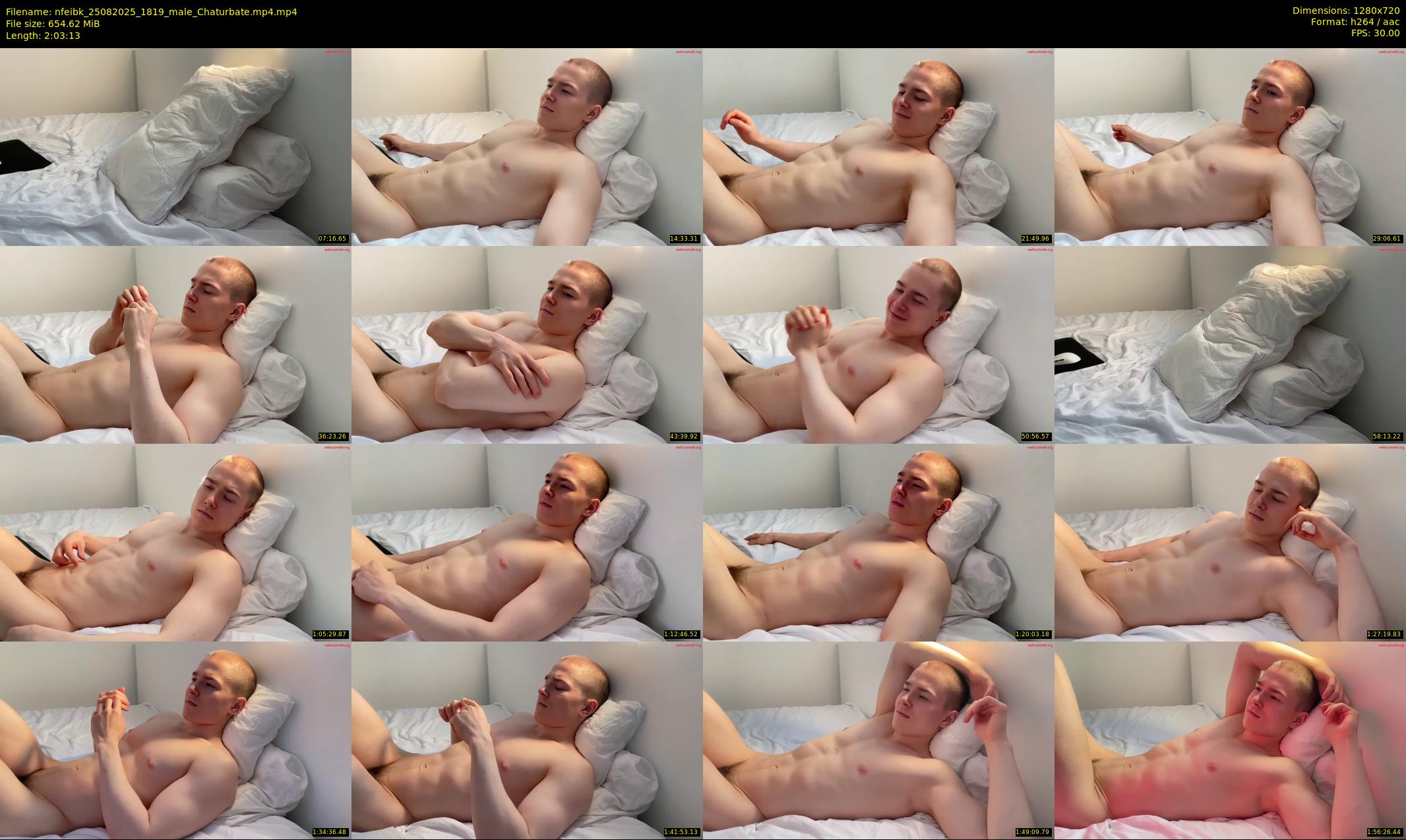 nfeibk — 124 minute Chaturbate male cam show recording, 720p, Aug 25, 2025