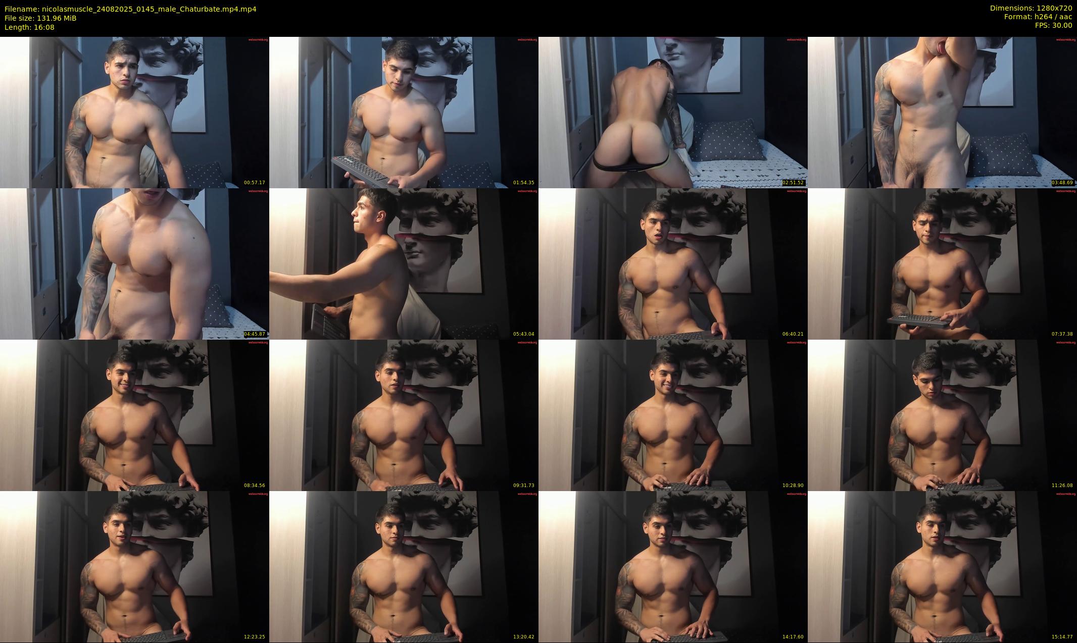 nicolasmuscle — 17 minute Chaturbate male cam show recording, 720p, Aug 24, 2025