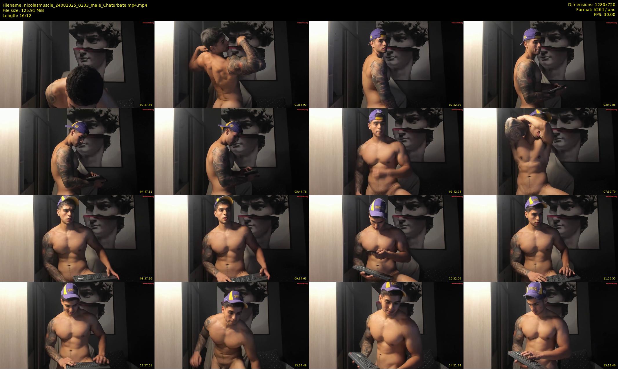 nicolasmuscle — 17 minute Chaturbate male cam show recording, 720p, Aug 24, 2025