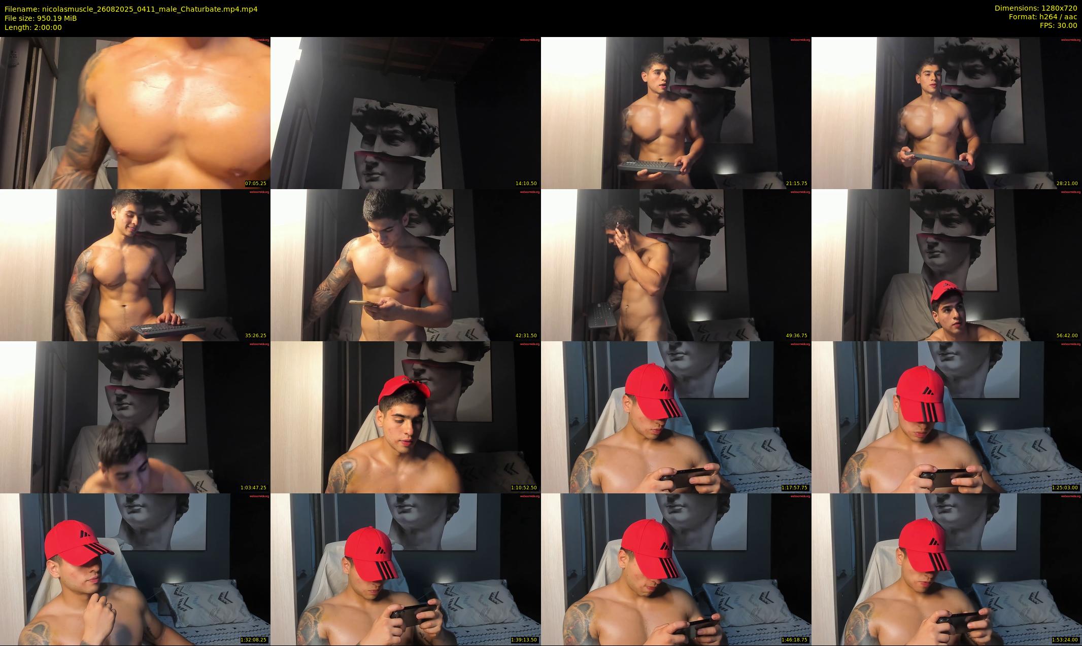 nicolasmuscle — 120 minute Chaturbate male cam show recording, 720p, Aug 26, 2025