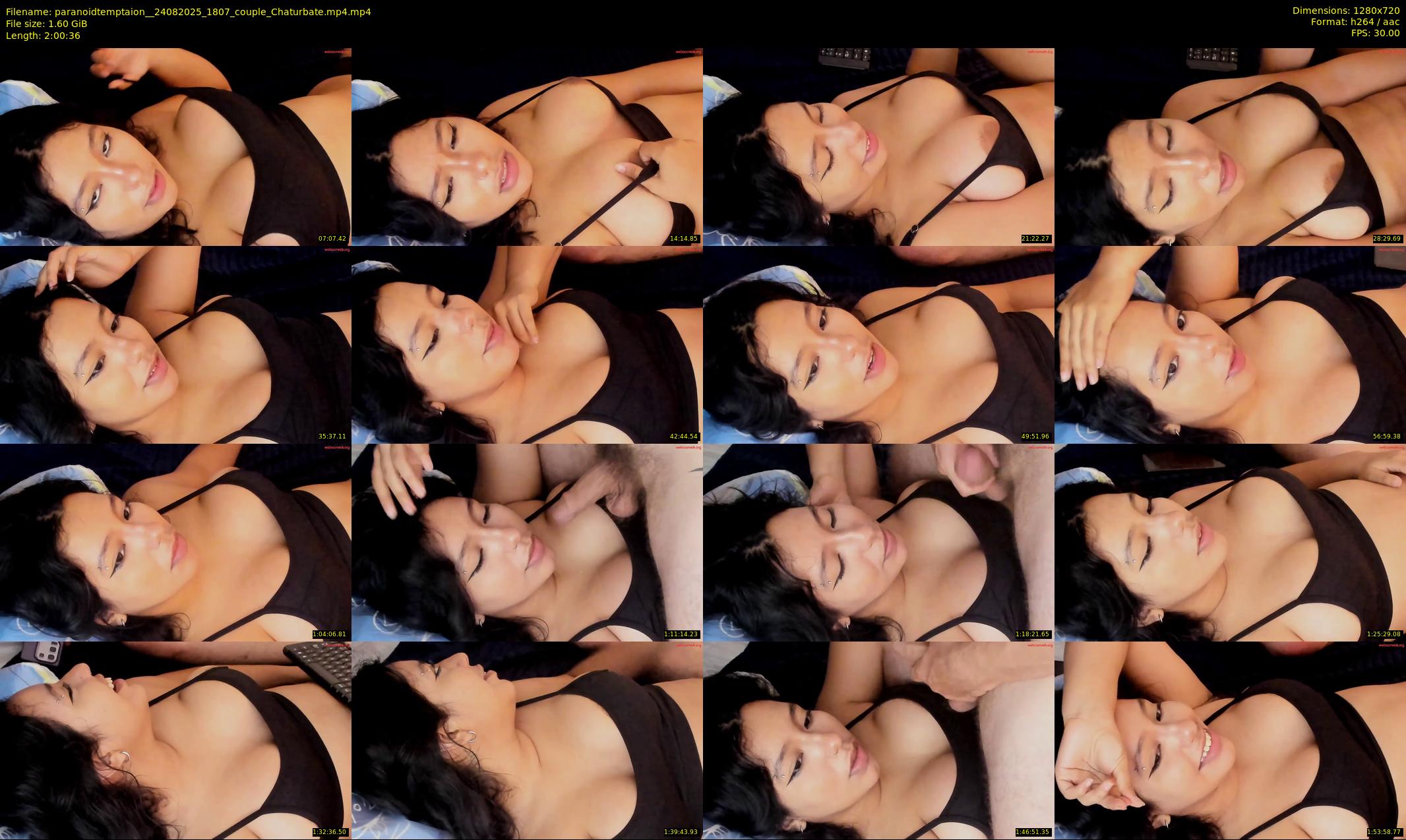 paranoidtemptaion_ — 121 minute Chaturbate couple cam show recording, 720p, Aug 24, 2025