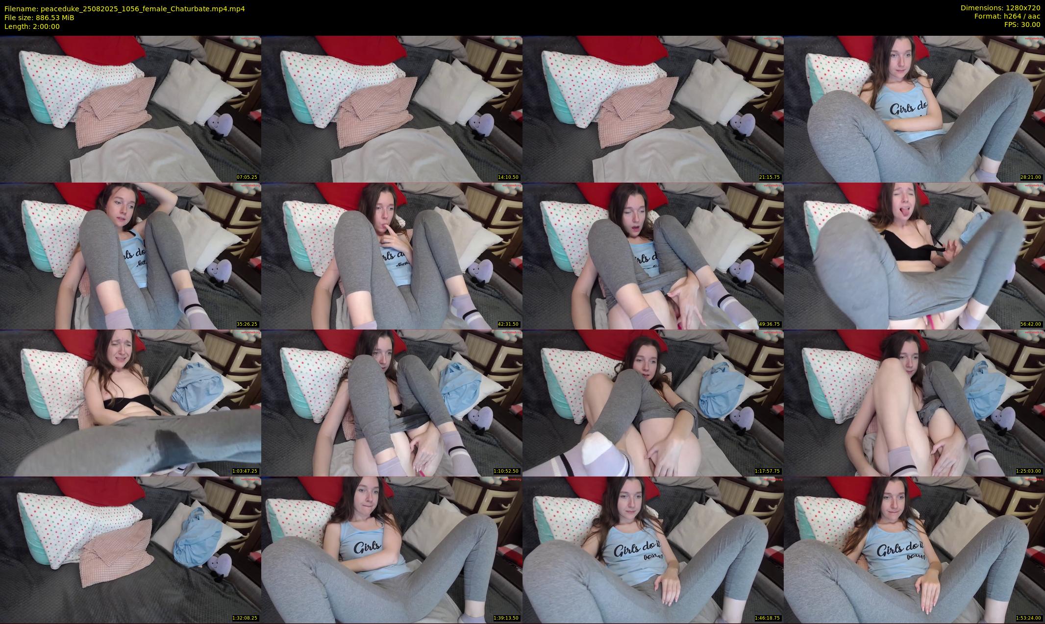 peaceduke — 120 minute Chaturbate female cam show recording, 720p, Aug 25, 2025