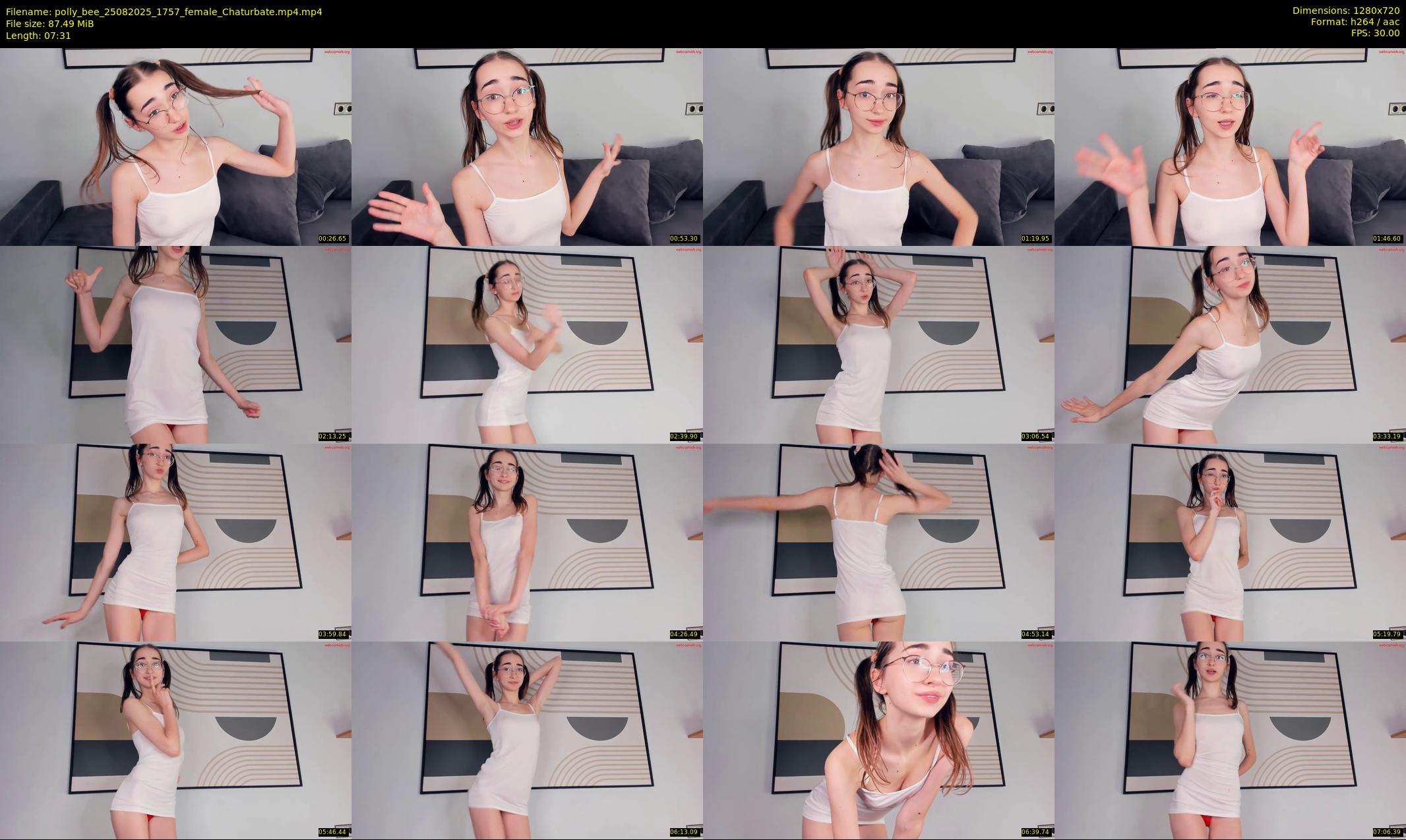 polly_bee — 8 minute Chaturbate female cam show recording, 720p, Aug 25, 2025