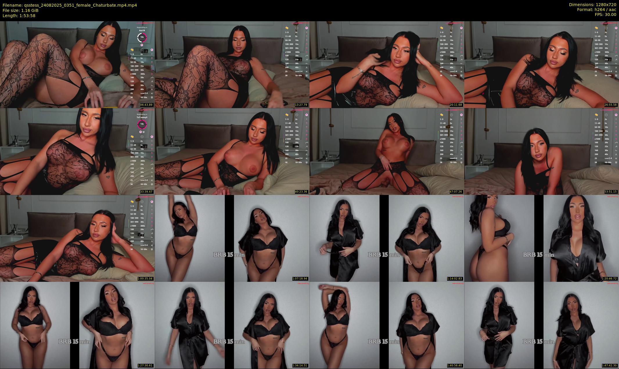 qsstess — 114 minute Chaturbate female cam show recording, 720p, Aug 24, 2025