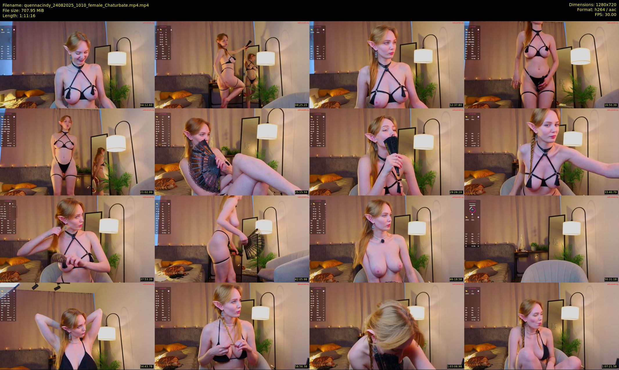 quennacindy — 72 minute Chaturbate female cam show recording, 720p, Aug 24, 2025