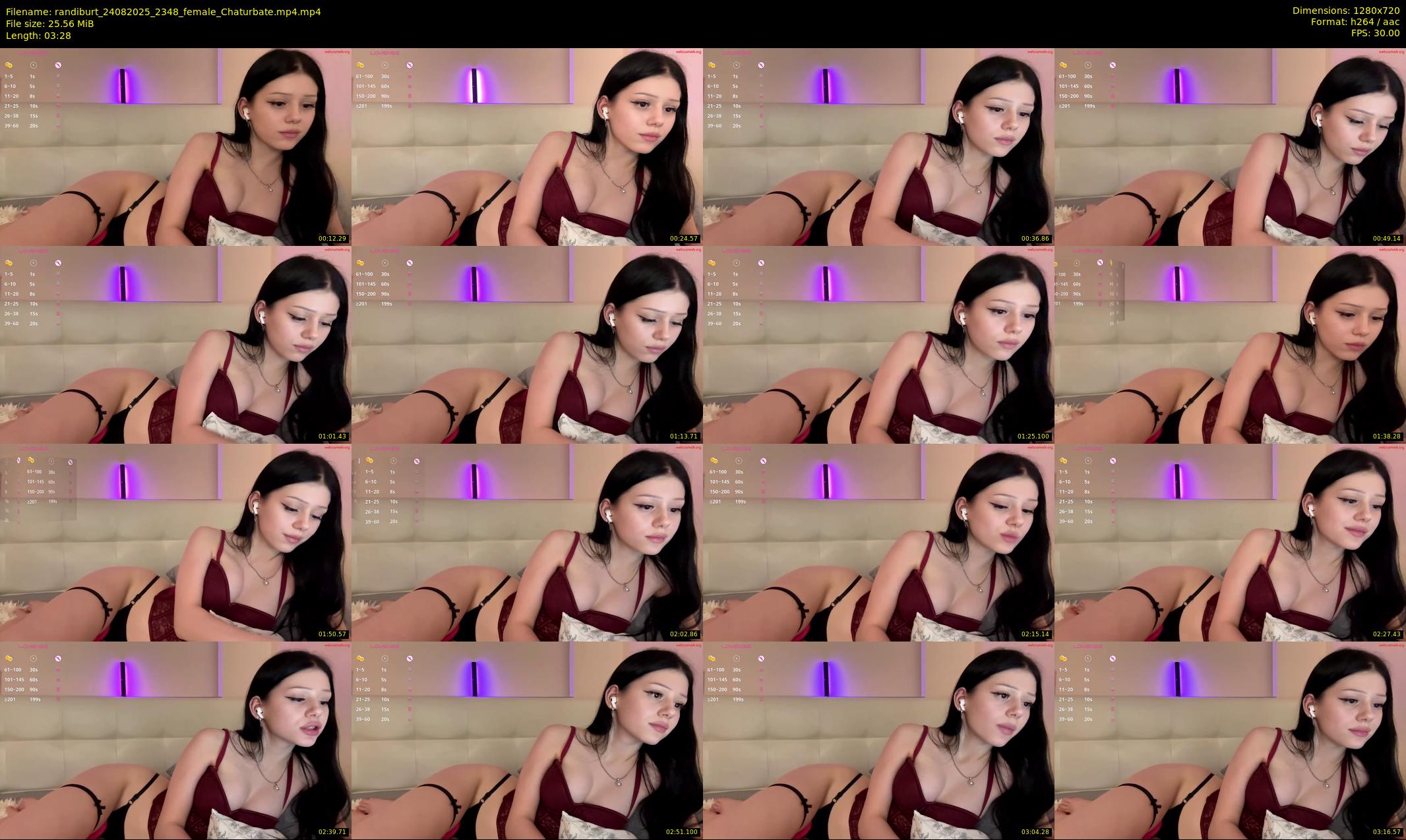 randiburt — 4 minute Chaturbate female cam show recording, 720p, Aug 24, 2025