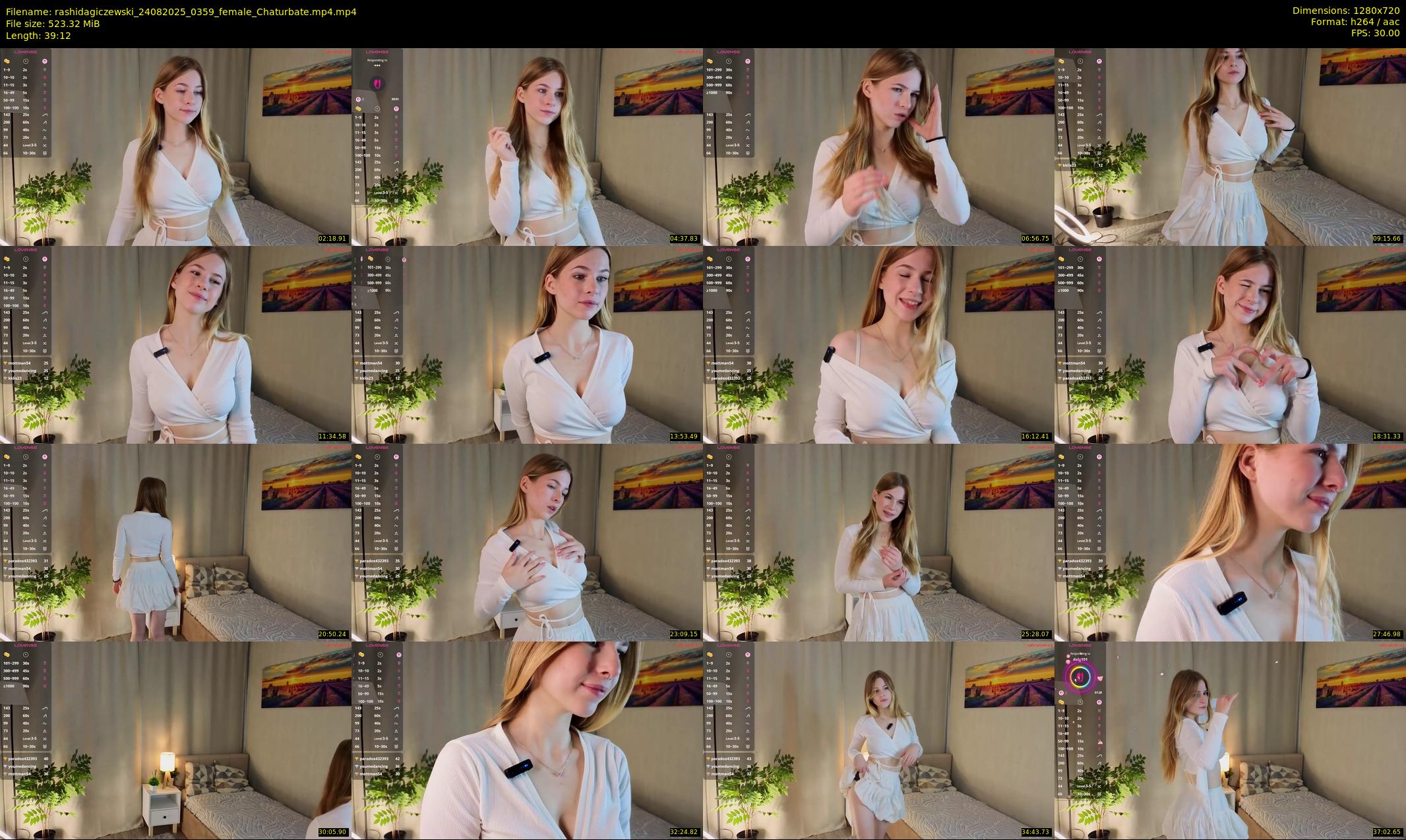 rashidagiczewski — 40 minute Chaturbate female cam show recording, 720p, Aug 24, 2025