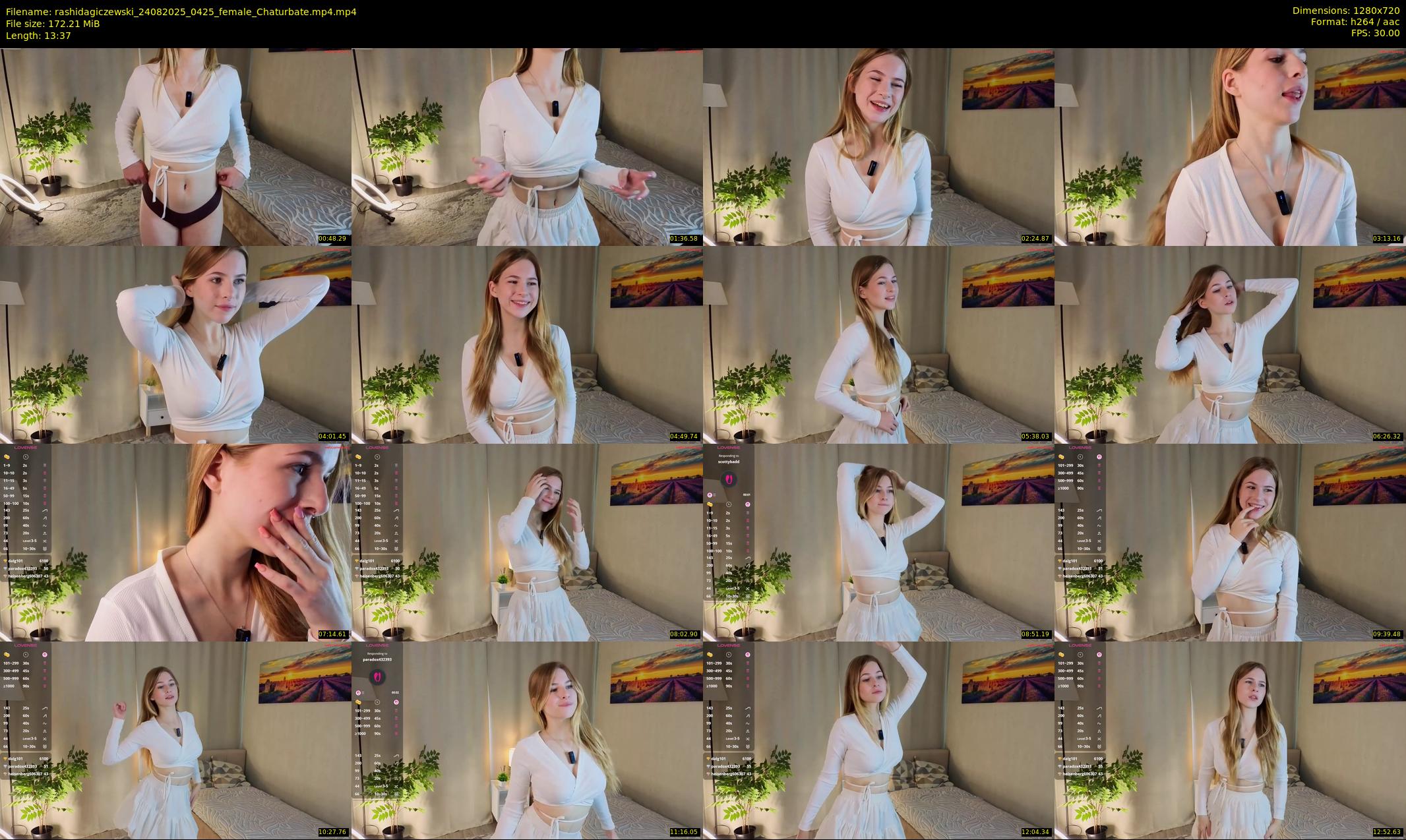 rashidagiczewski — 14 minute Chaturbate female cam show recording, 720p, Aug 24, 2025