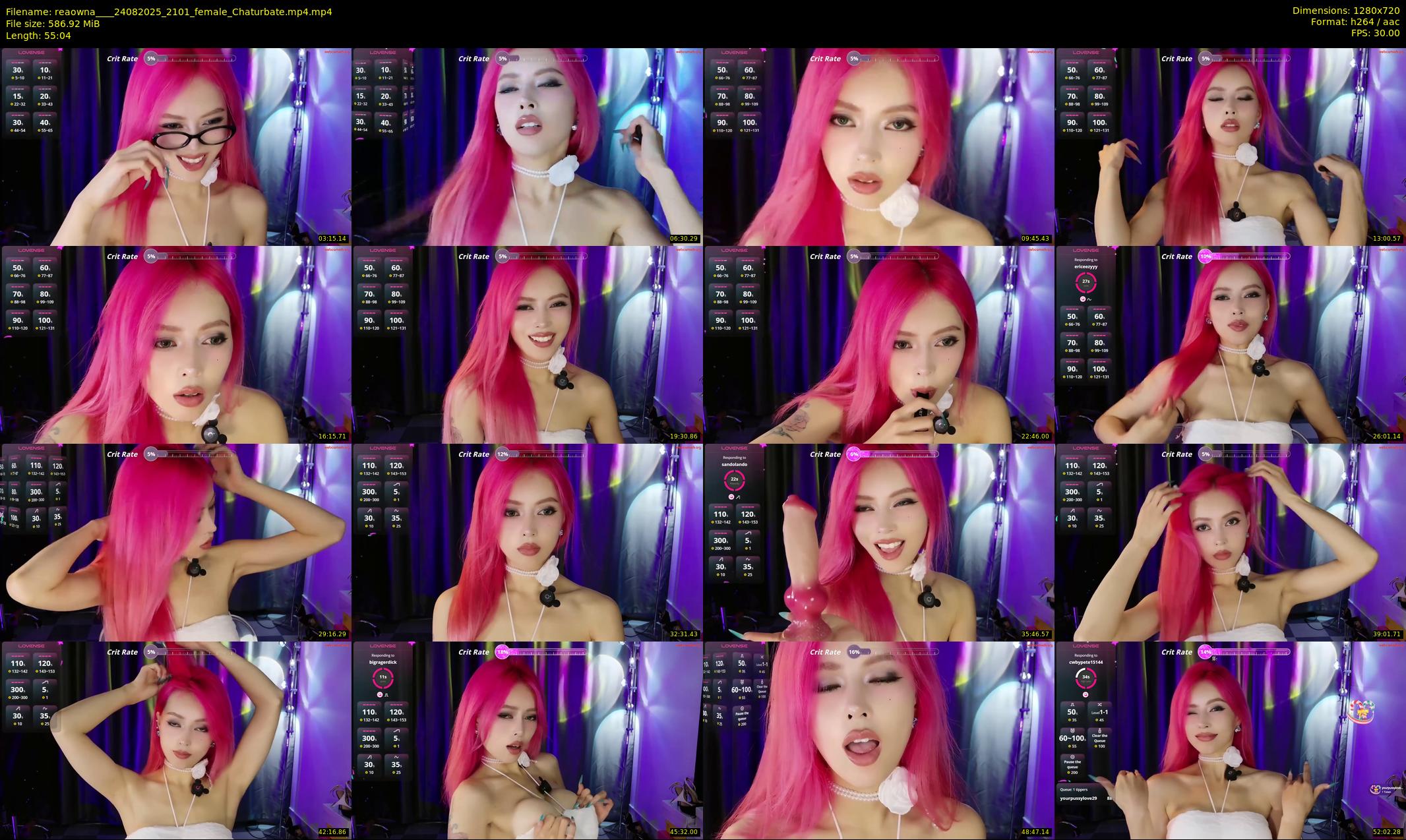 reaowna___ — 56 minute Chaturbate female cam show recording, 720p, Aug 24, 2025