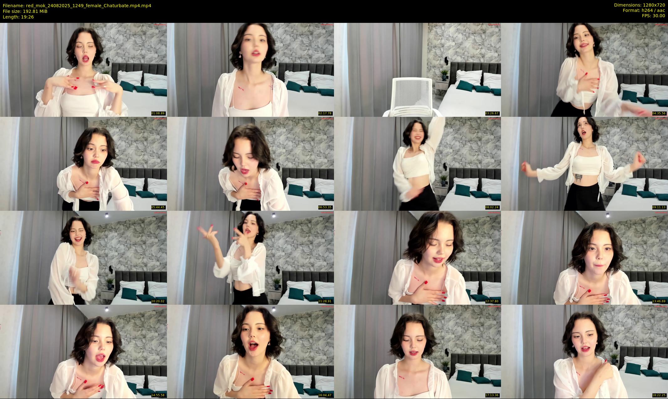 red_mok — 20 minute Chaturbate female cam show recording, 720p, Aug 24, 2025