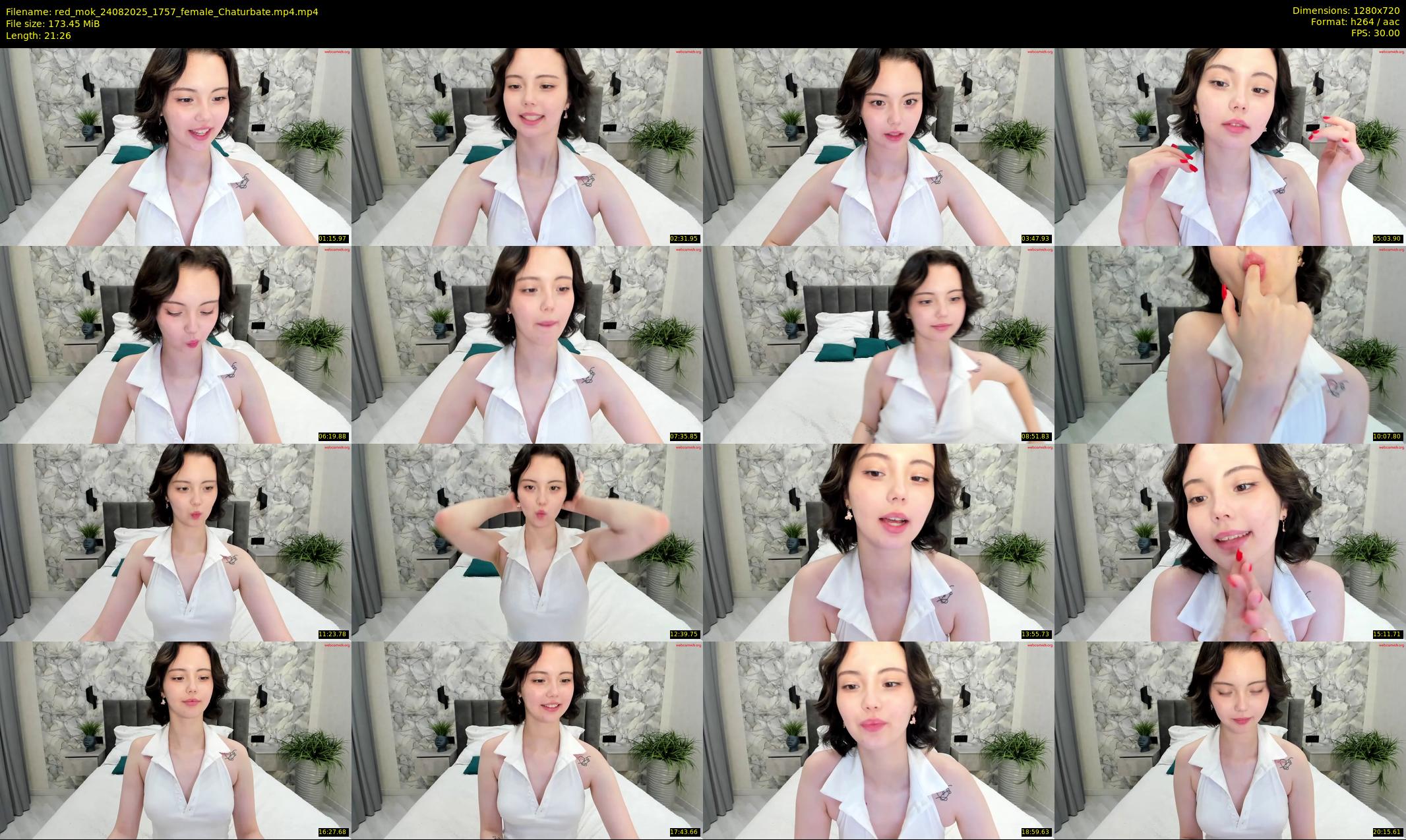 red_mok — 22 minute Chaturbate female cam show recording, 720p, Aug 24, 2025