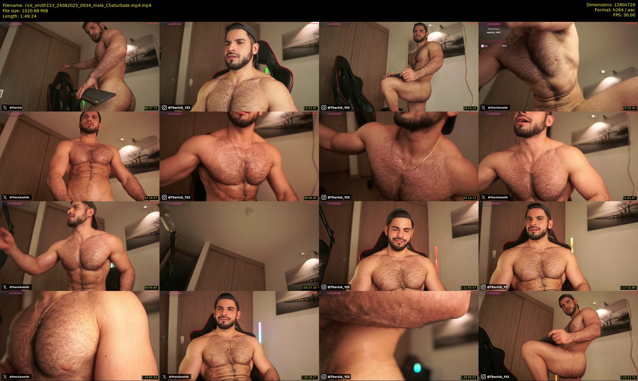 rick_smith153 — 110 minute Chaturbate male cam show recording, 720p, Aug 24, 2025