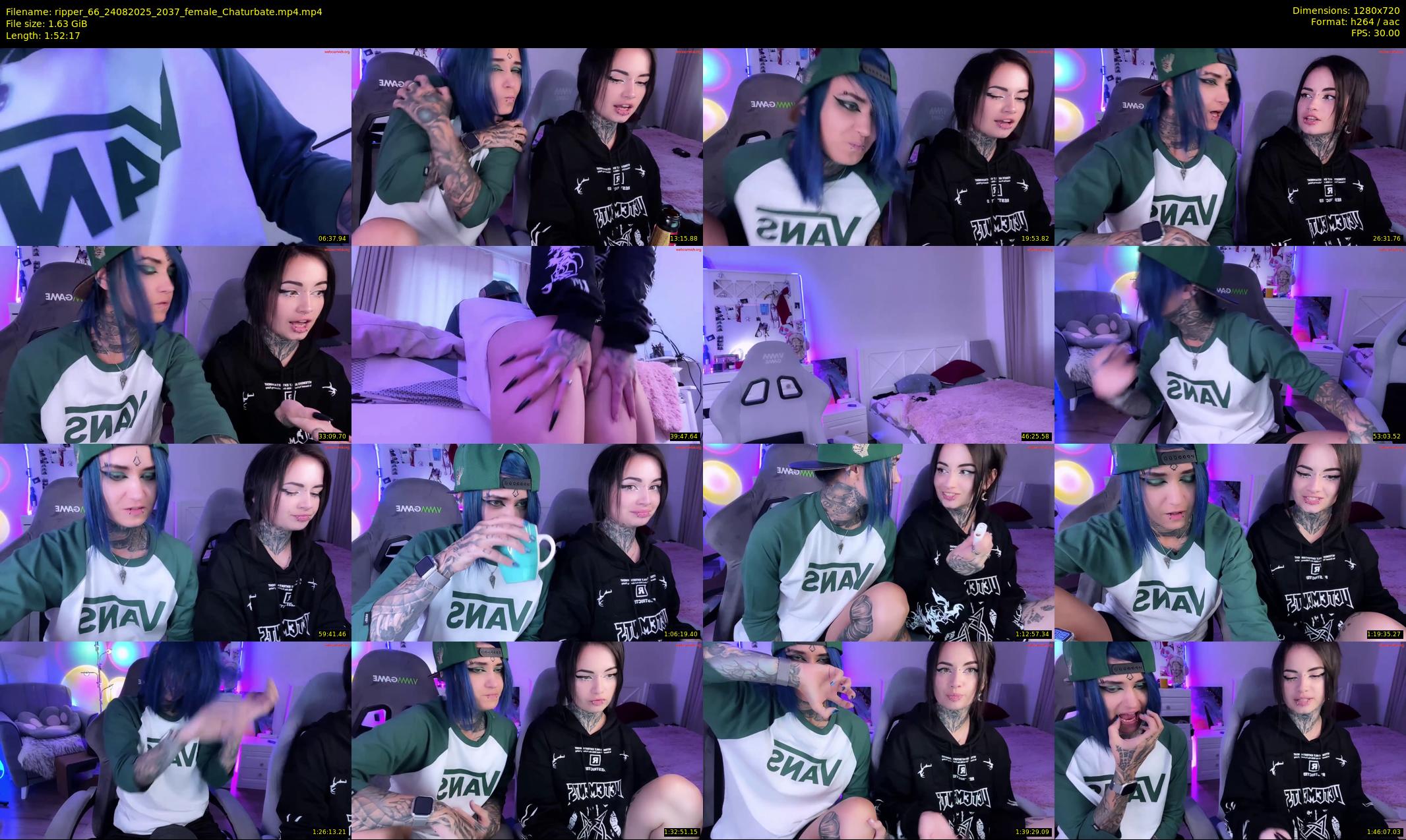 ripper_66 — 113 minute Chaturbate female cam show recording, 720p, Aug 24, 2025
