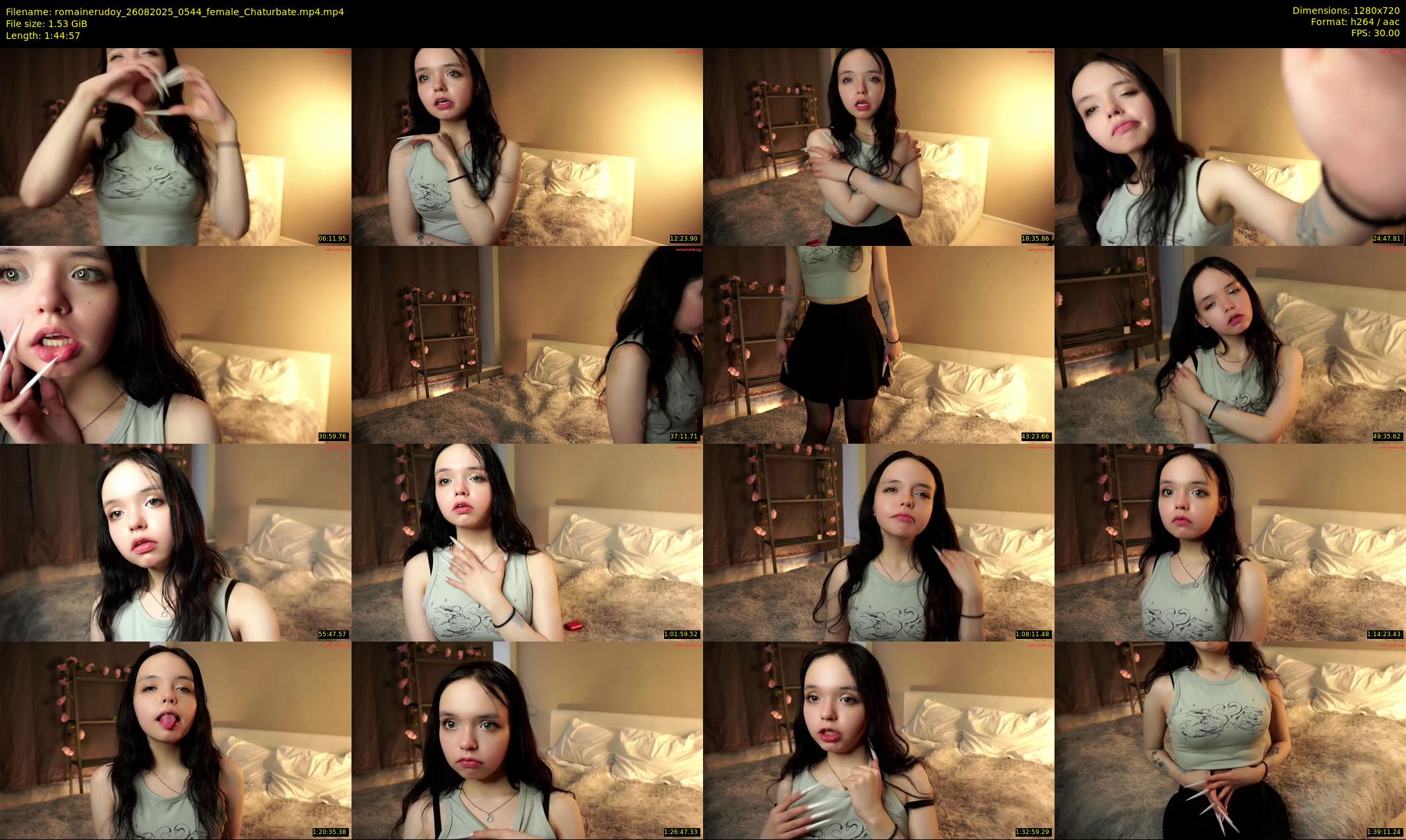 romainerudoy — 105 minute Chaturbate female cam show recording, 720p, Aug 26, 2025