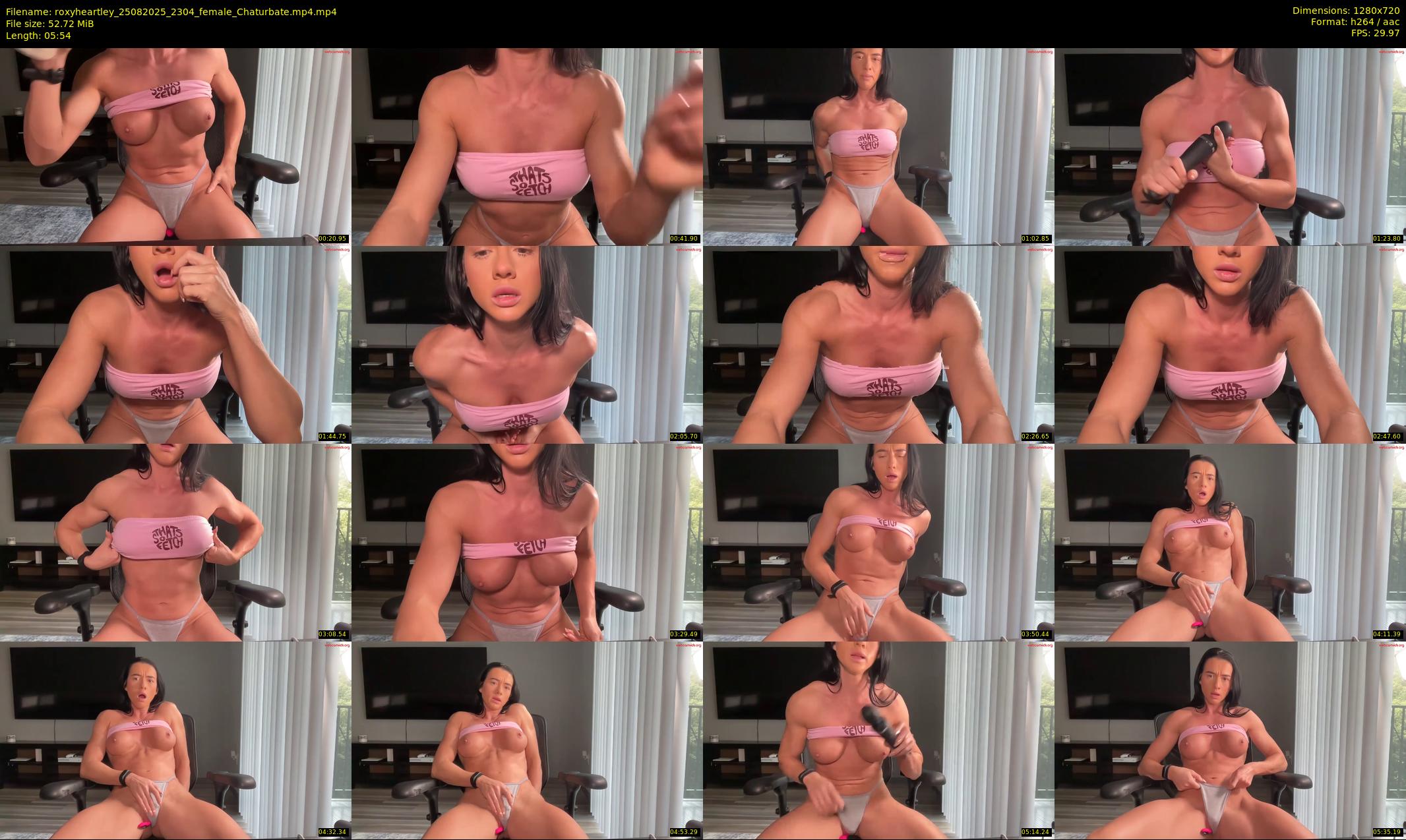 roxyheartley — 6 minute Chaturbate female cam show recording, 720p, Aug 25, 2025