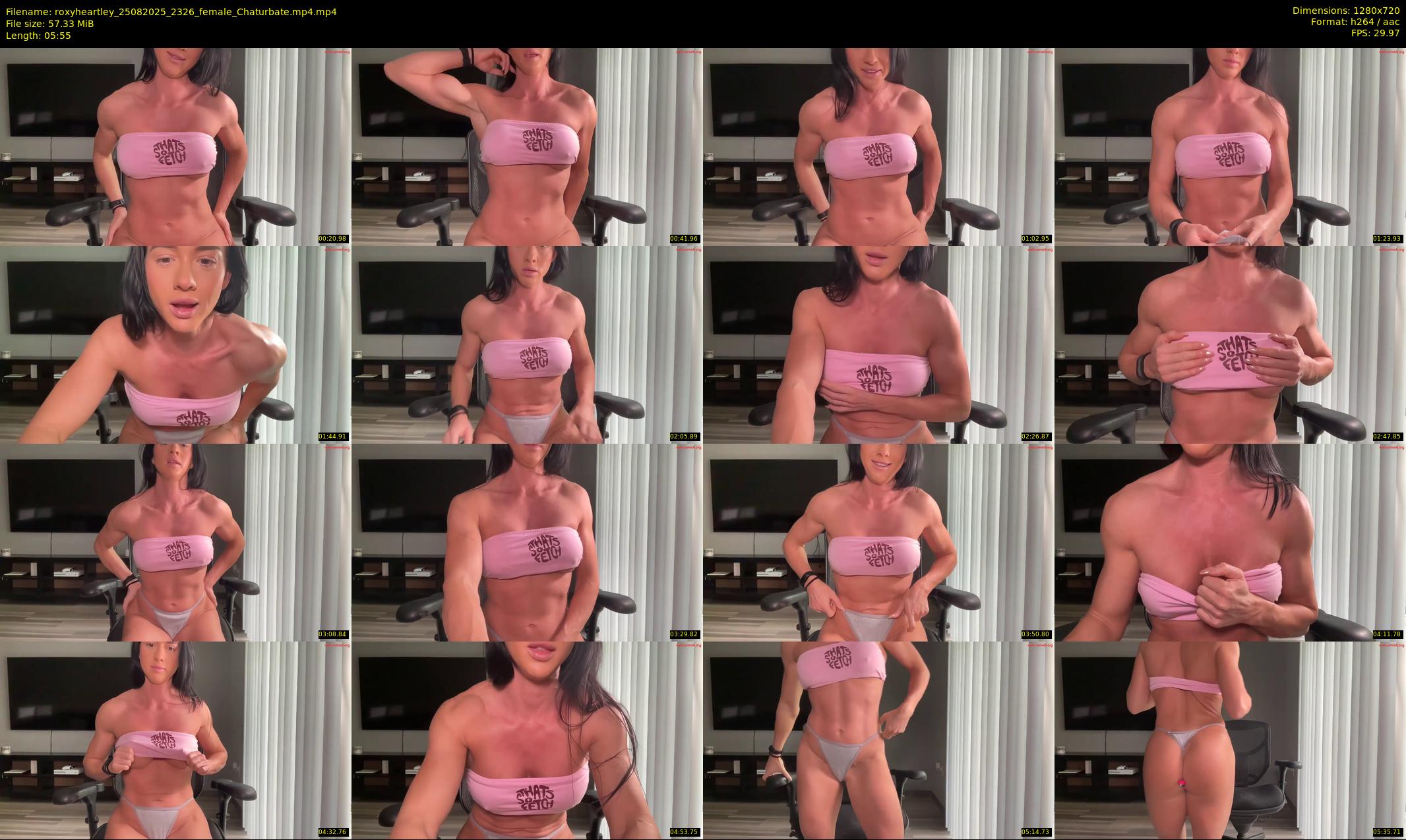 roxyheartley — 6 minute Chaturbate female cam show recording, 720p, Aug 25, 2025
