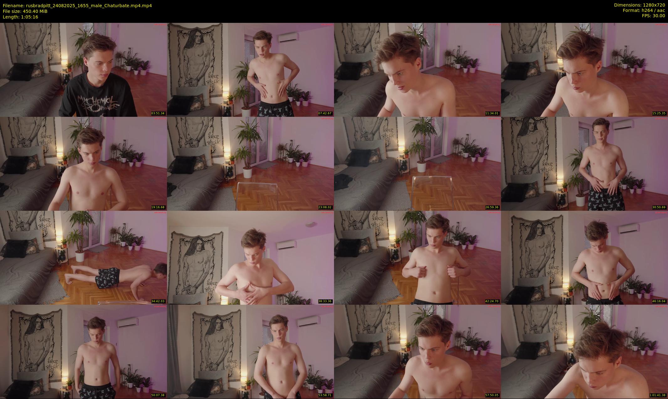 rusbradpitt — 66 minute Chaturbate male cam show recording, 720p, Aug 24, 2025