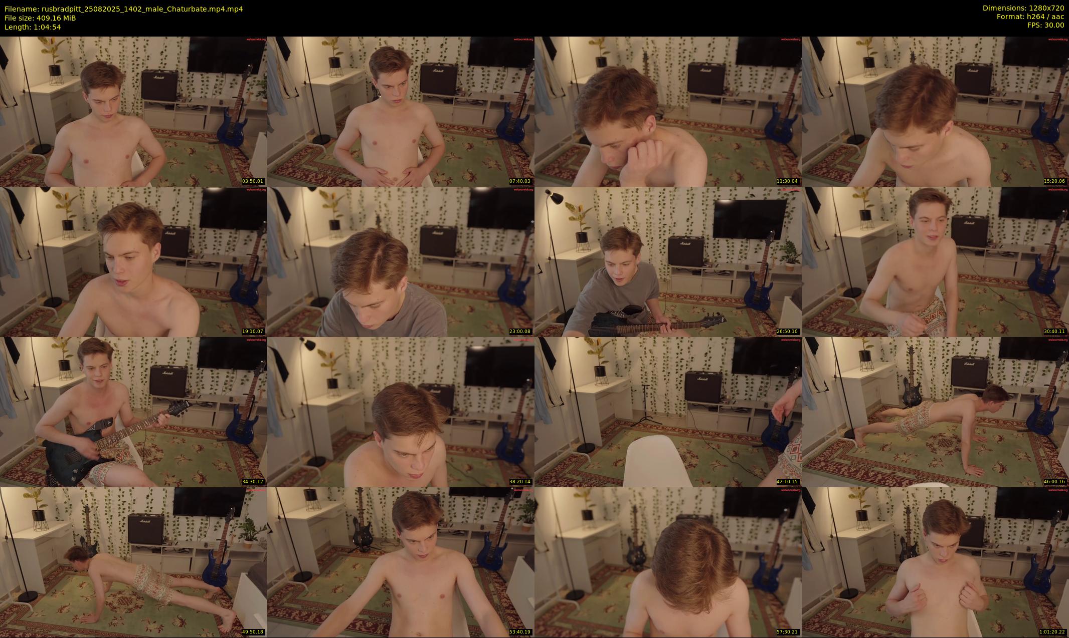 rusbradpitt — 65 minute Chaturbate male cam show recording, 720p, Aug 25, 2025