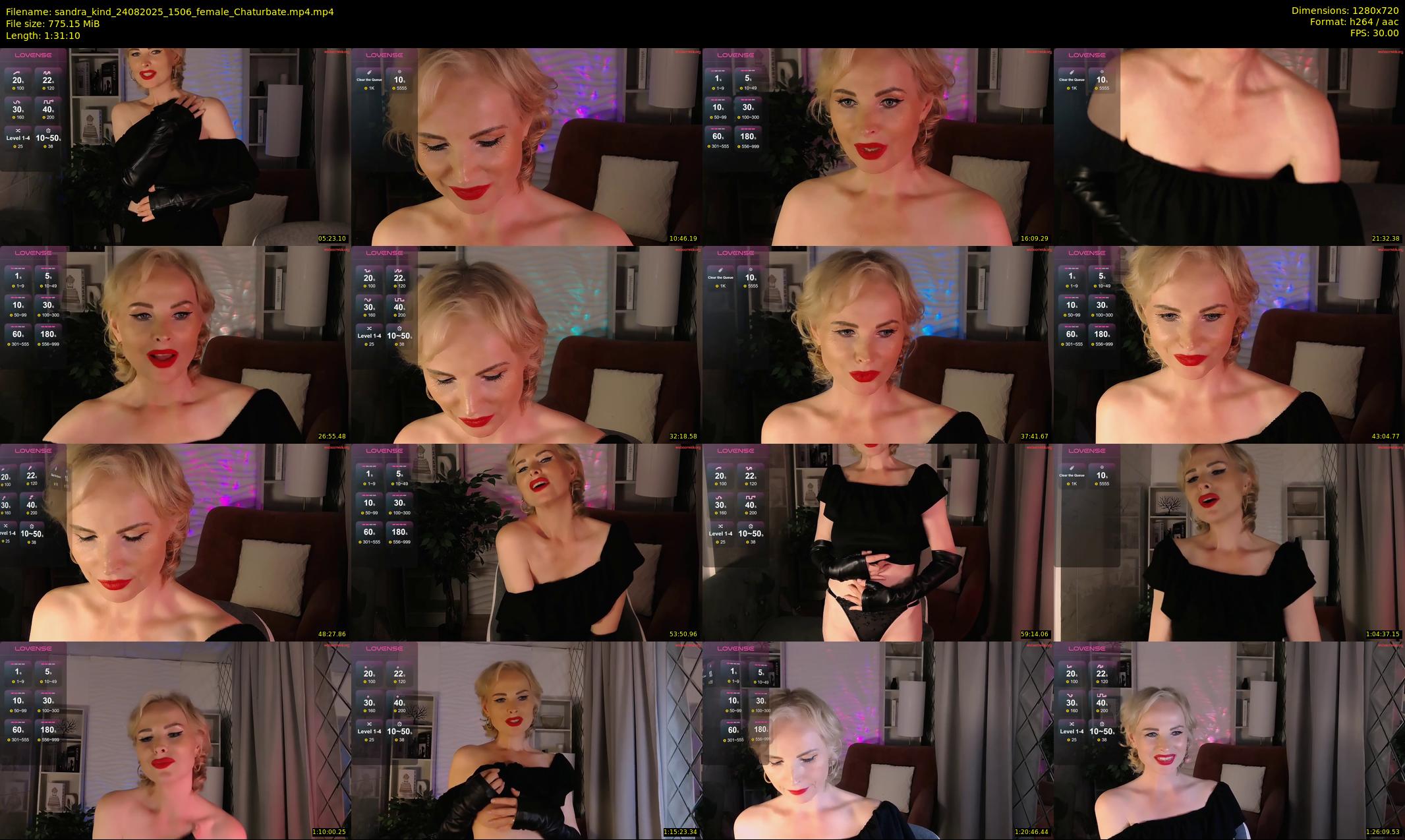 sandra_kind — 92 minute Chaturbate female cam show recording, 720p, Aug 24, 2025