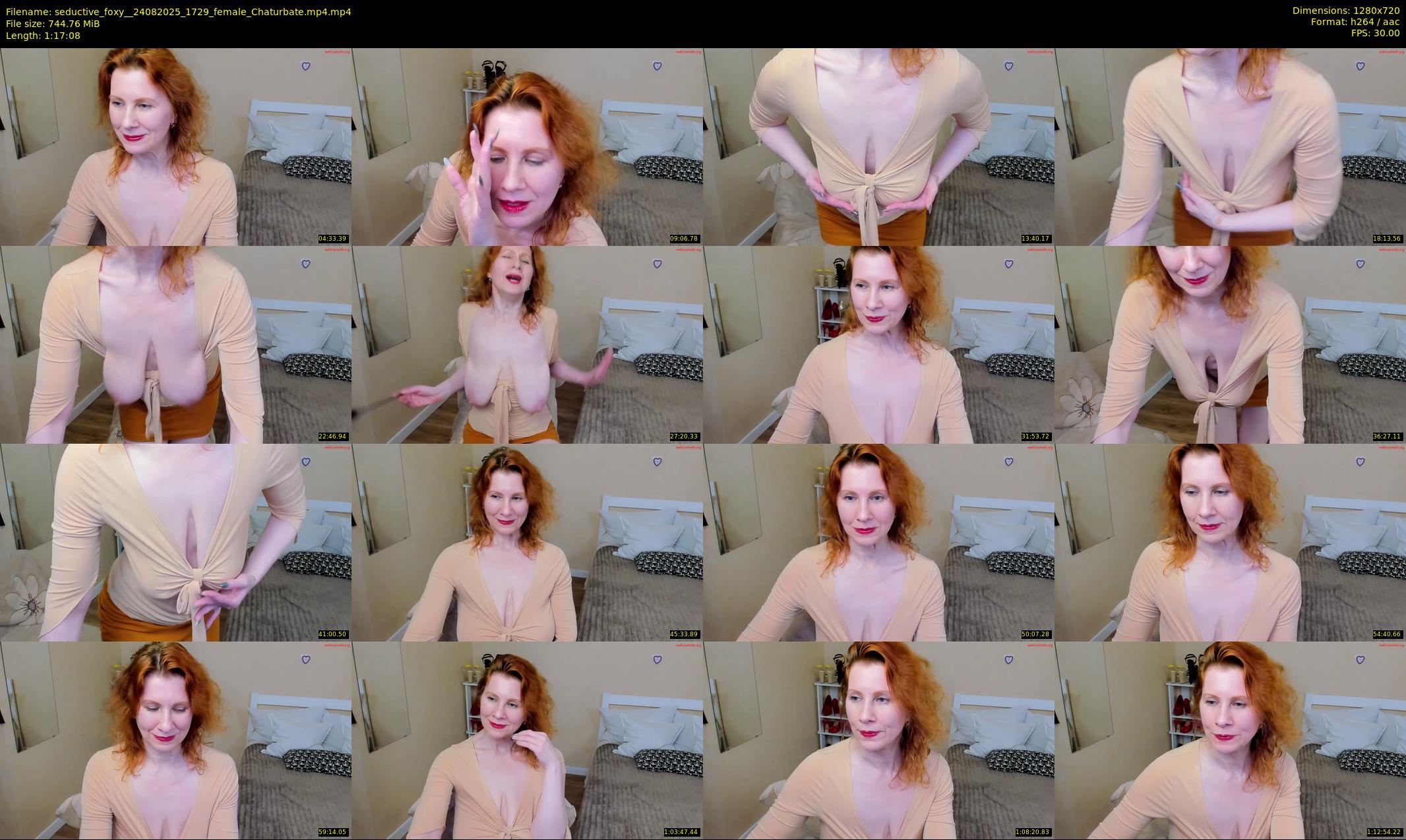 seductive_foxy_ — 78 minute Chaturbate female cam show recording, 720p, Aug 24, 2025