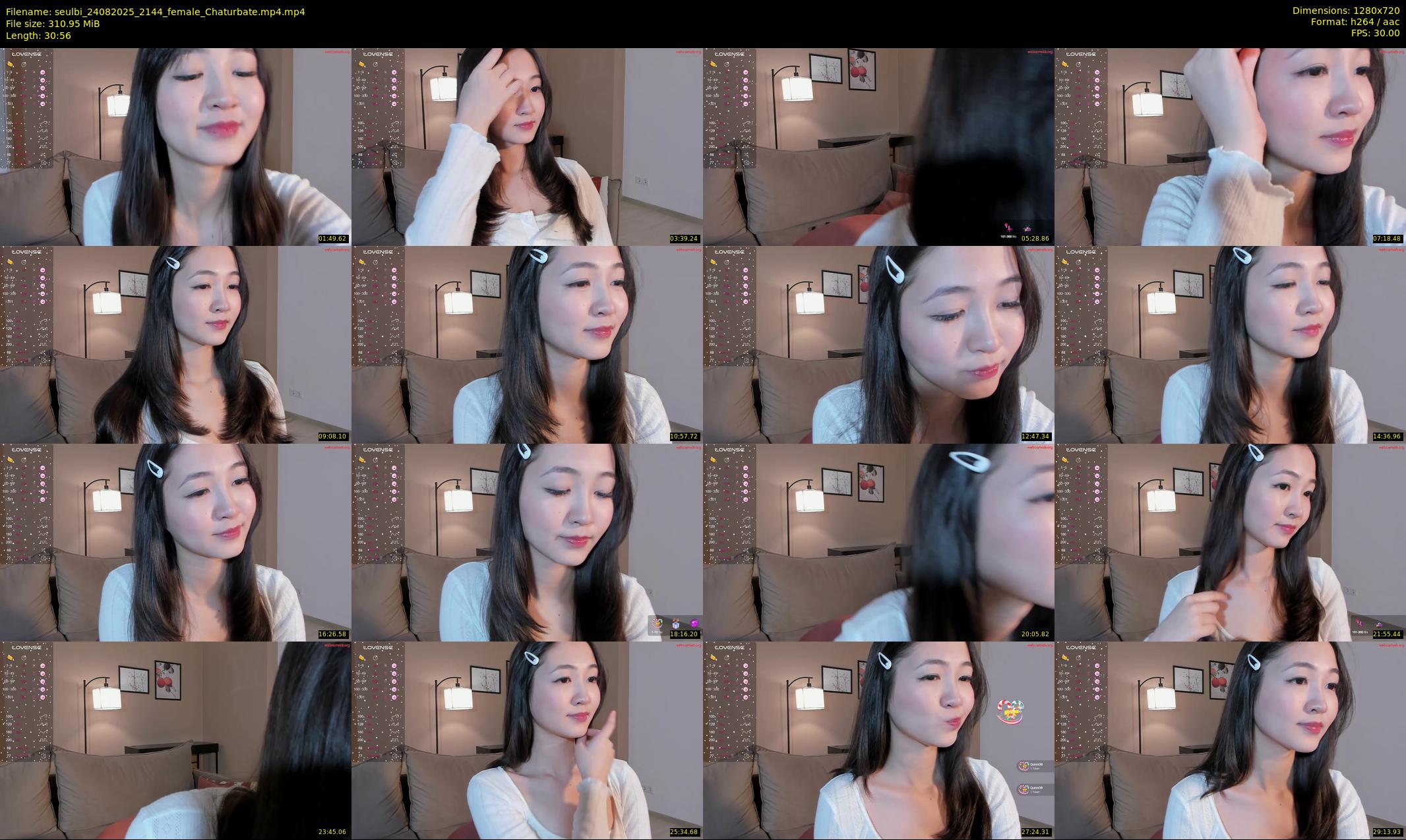 seulbi — 31 minute Chaturbate female cam show recording, 720p, Aug 24, 2025