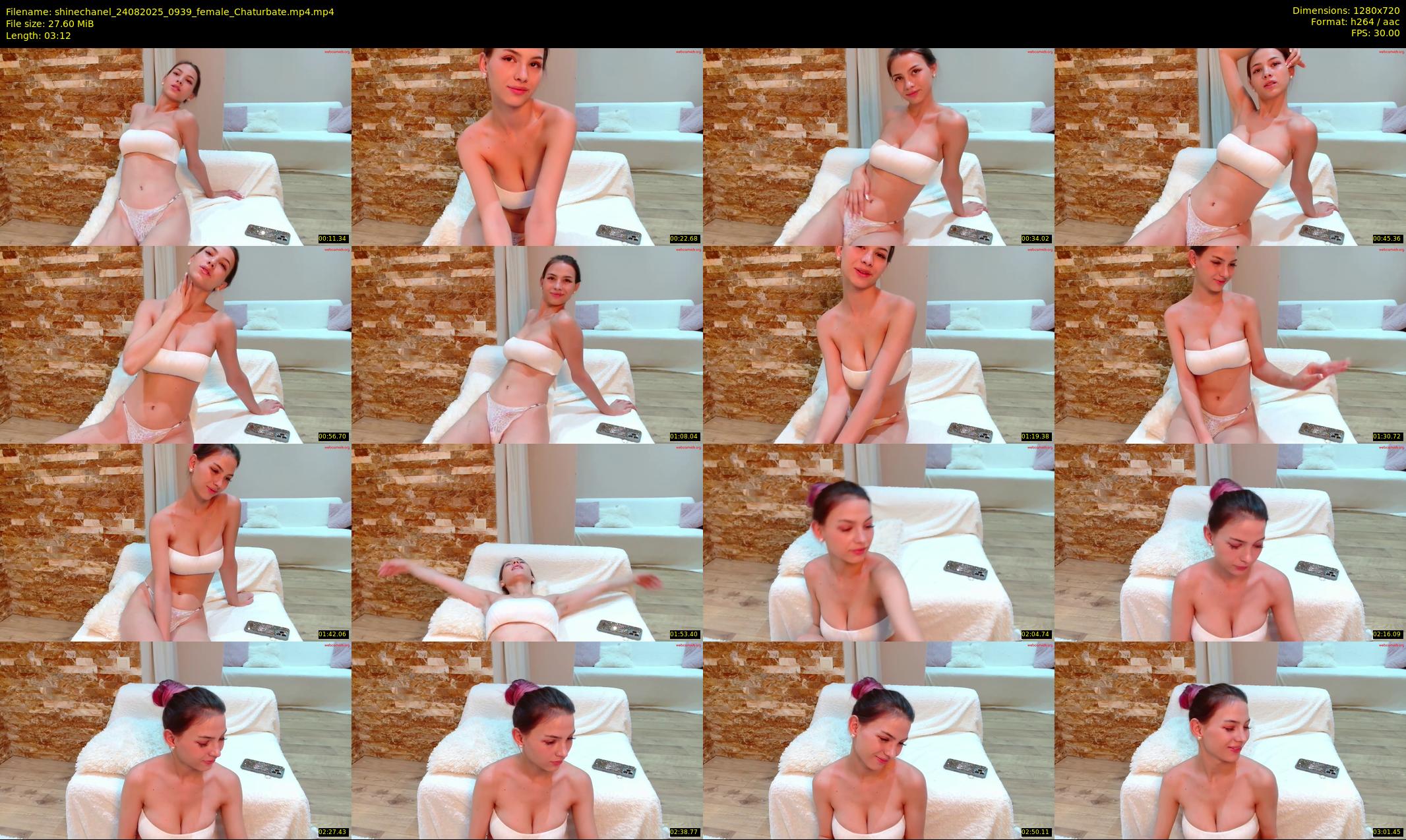 shinechanel — 4 minute Chaturbate female cam show recording, 720p, Aug 24, 2025
