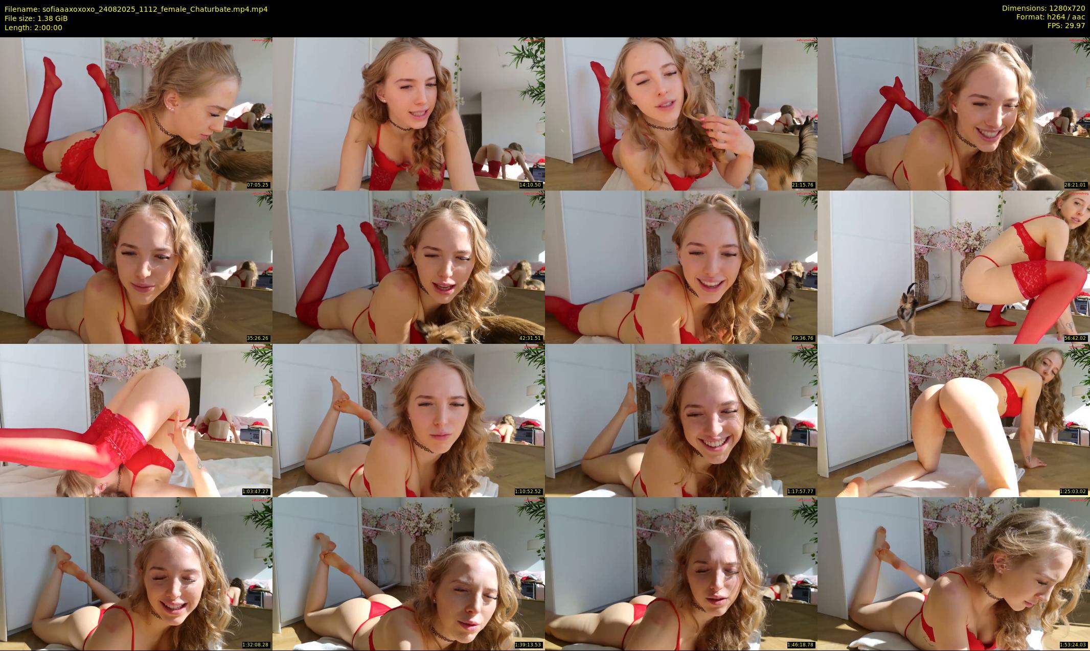 sofiaaaxoxoxo — 120 minute Chaturbate female cam show recording, 720p, Aug 24, 2025