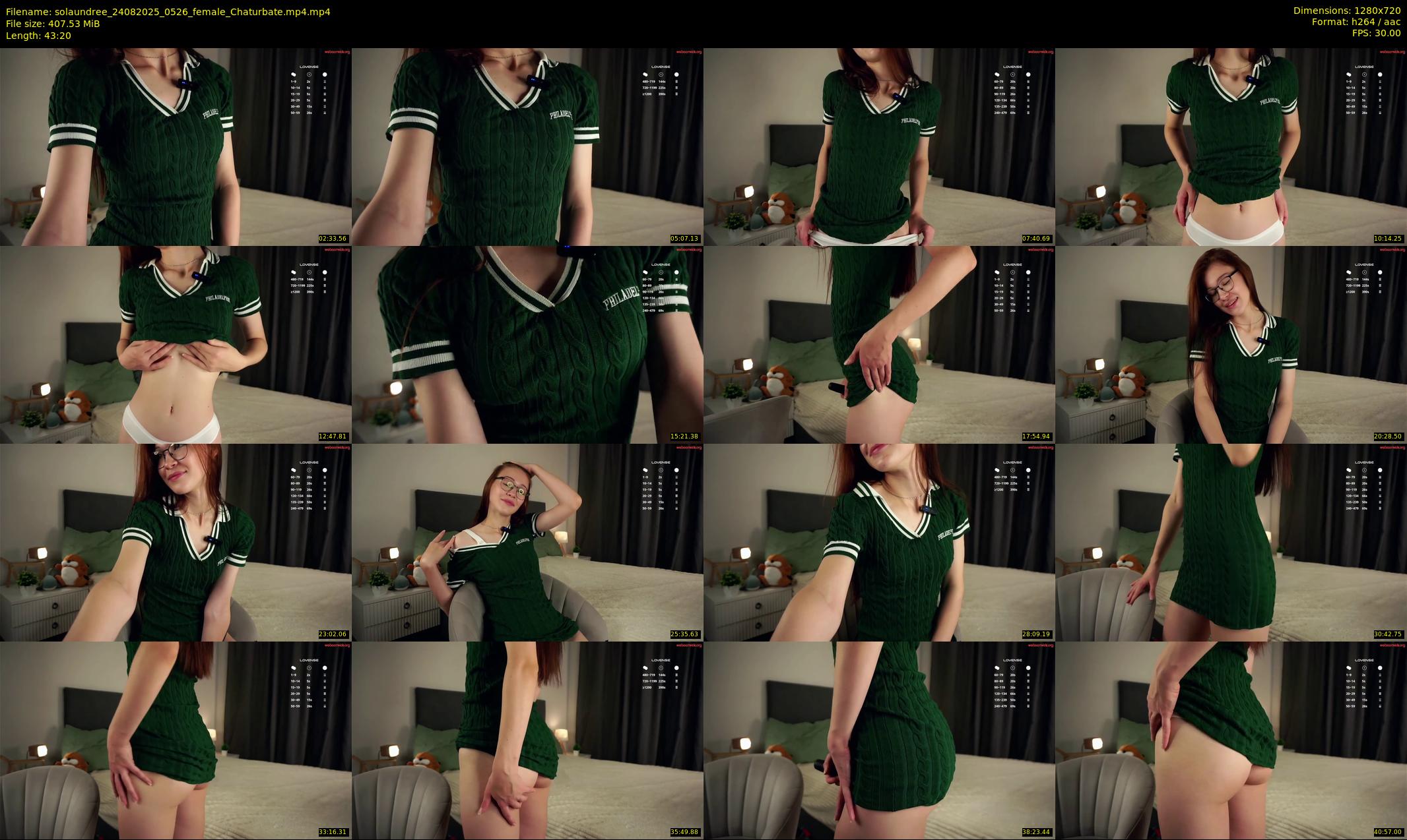 solaundree — 44 minute Chaturbate female cam show recording, 720p, Aug 24, 2025