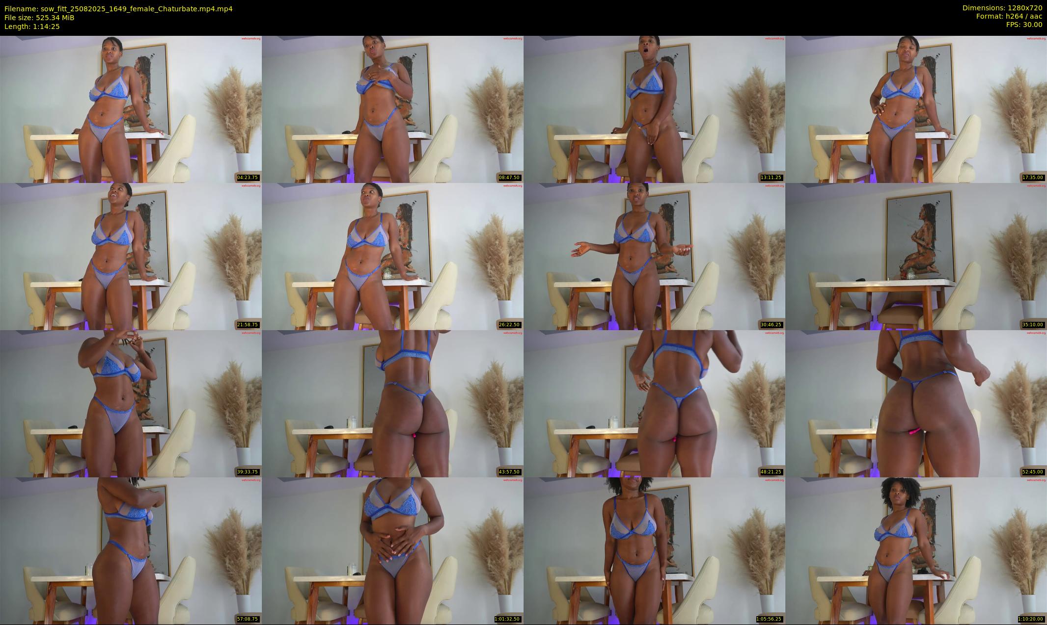 sow_fitt — 75 minute Chaturbate female cam show recording, 720p, Aug 25, 2025