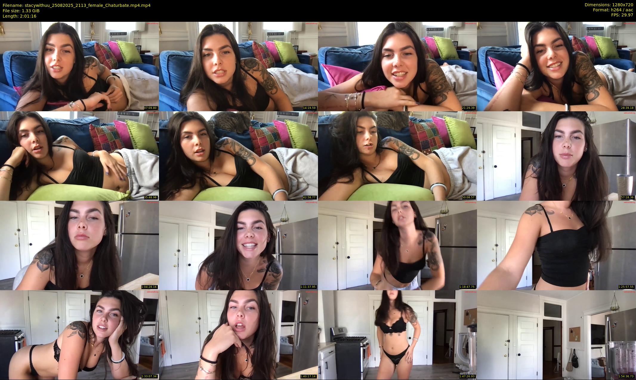 stacywithuu — 122 minute Chaturbate female cam show recording, 720p, Aug 25, 2025