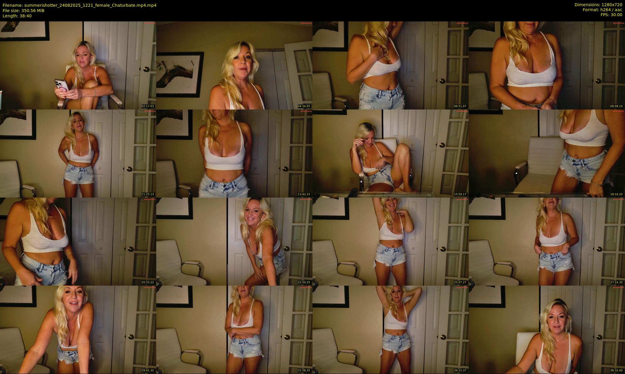 summerishotter — 39 minute Chaturbate female cam show recording, 720p, Aug 24, 2025