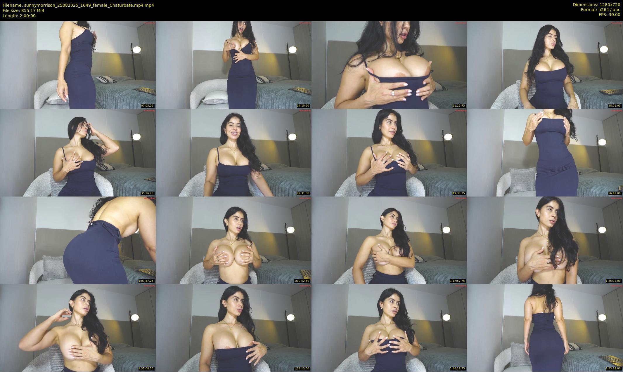 sunnymorrison — 120 minute Chaturbate female cam show recording, 720p, Aug 25, 2025