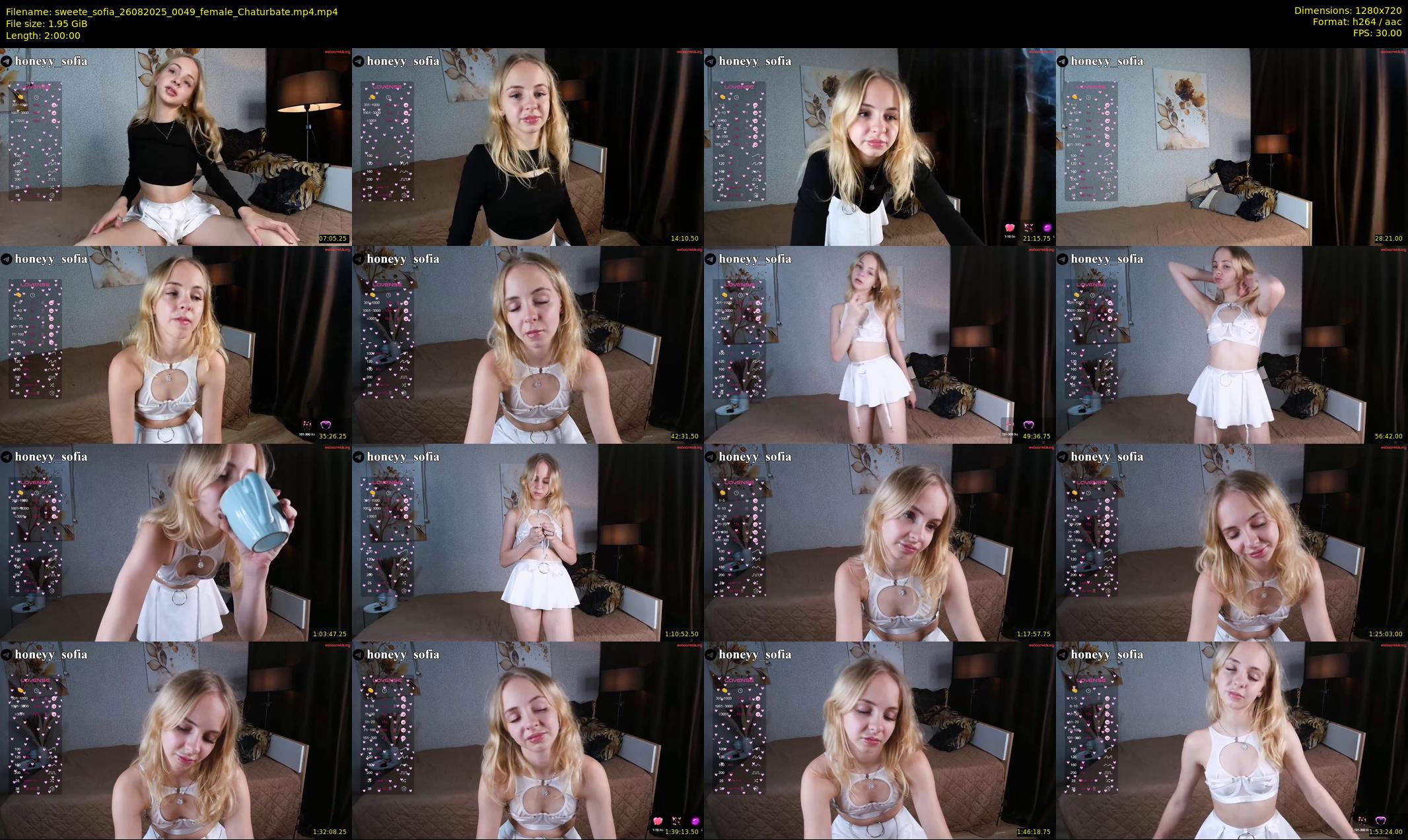 sweete_sofia — 120 minute Chaturbate female cam show recording, 720p, Aug 26, 2025