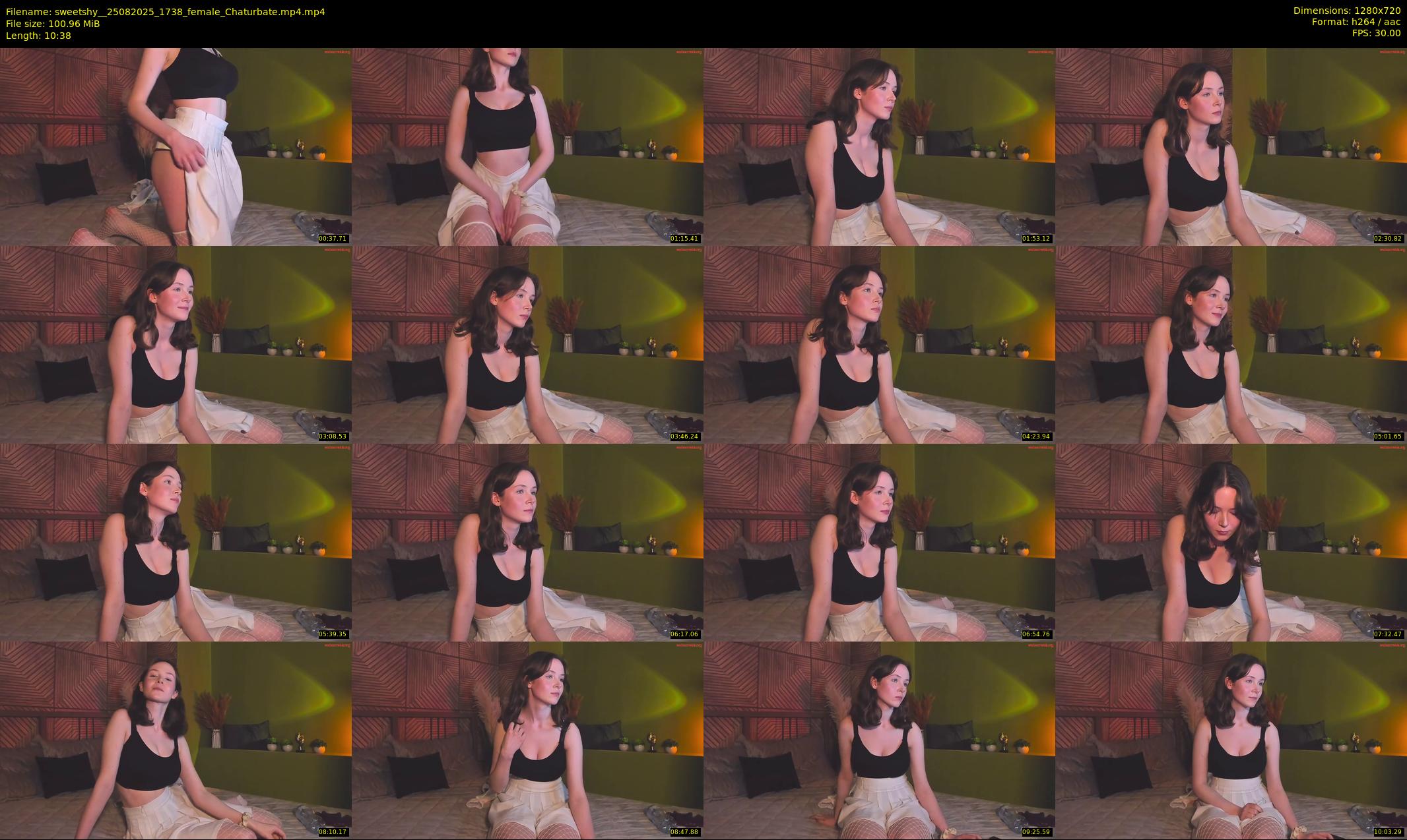 sweetshy_ — 11 minute Chaturbate female cam show recording, 720p, Aug 25, 2025