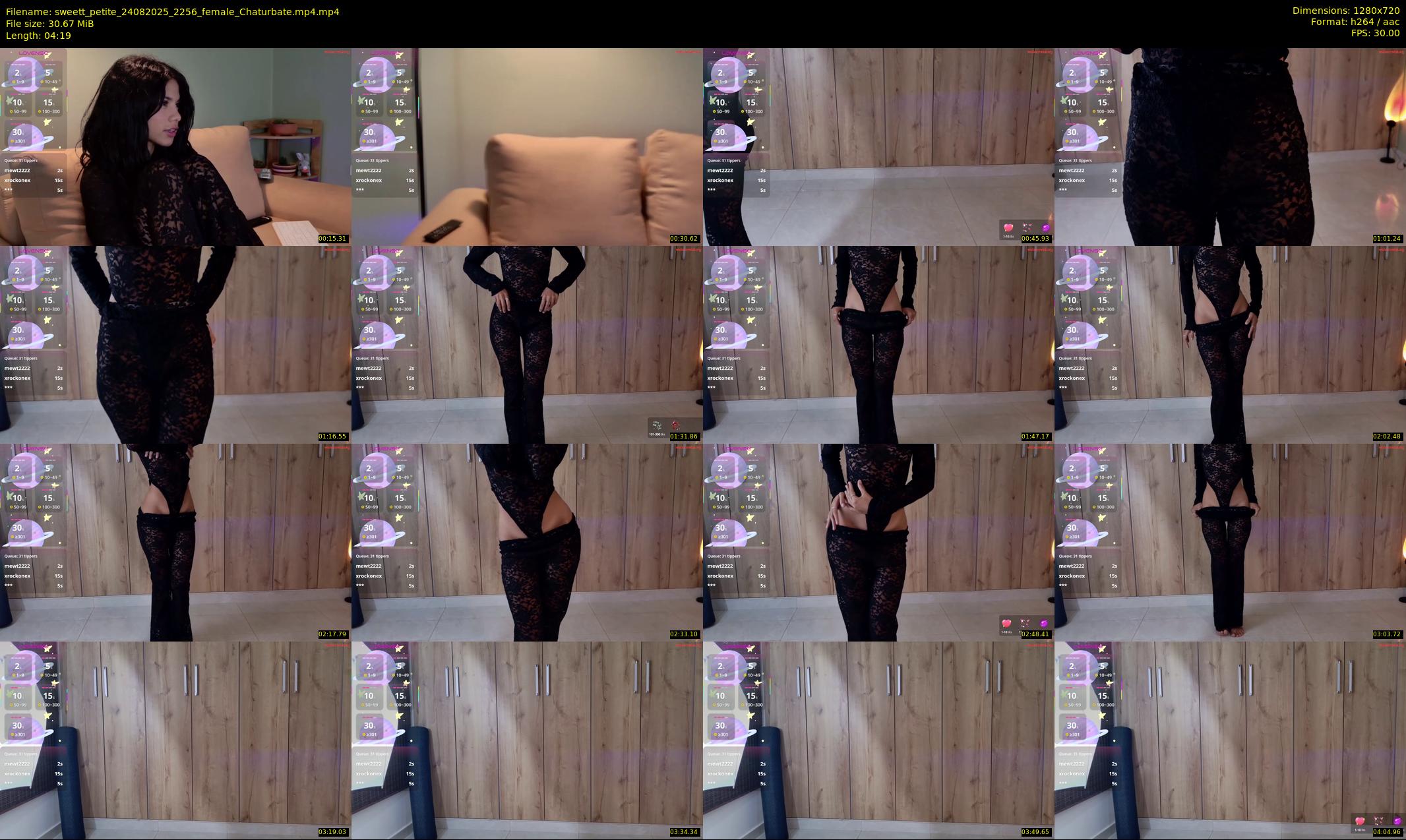 sweett_petite — 5 minute Chaturbate female cam show recording, 720p, Aug 24, 2025