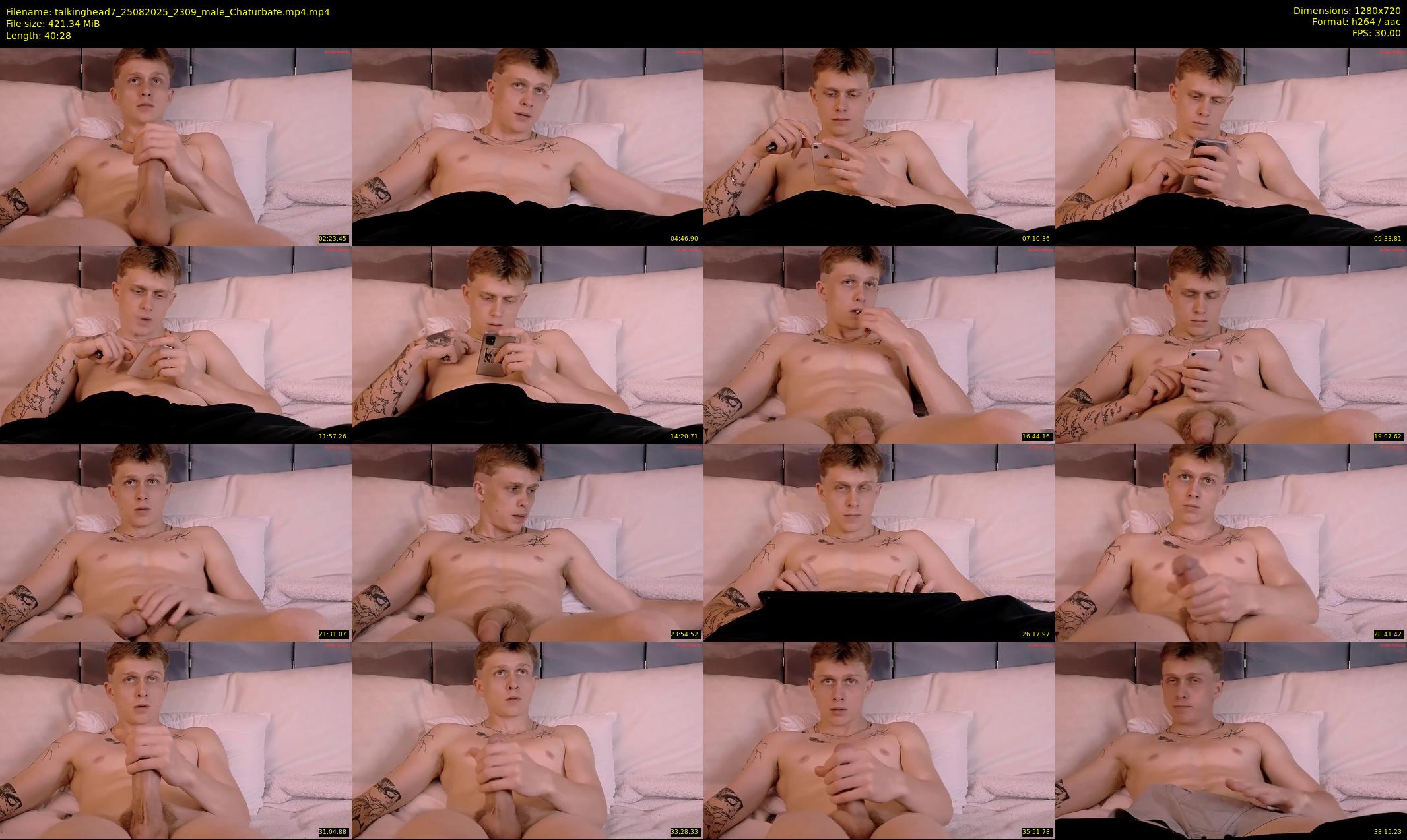 talkinghead7 — 41 minute Chaturbate male cam show recording, 720p, Aug 25, 2025