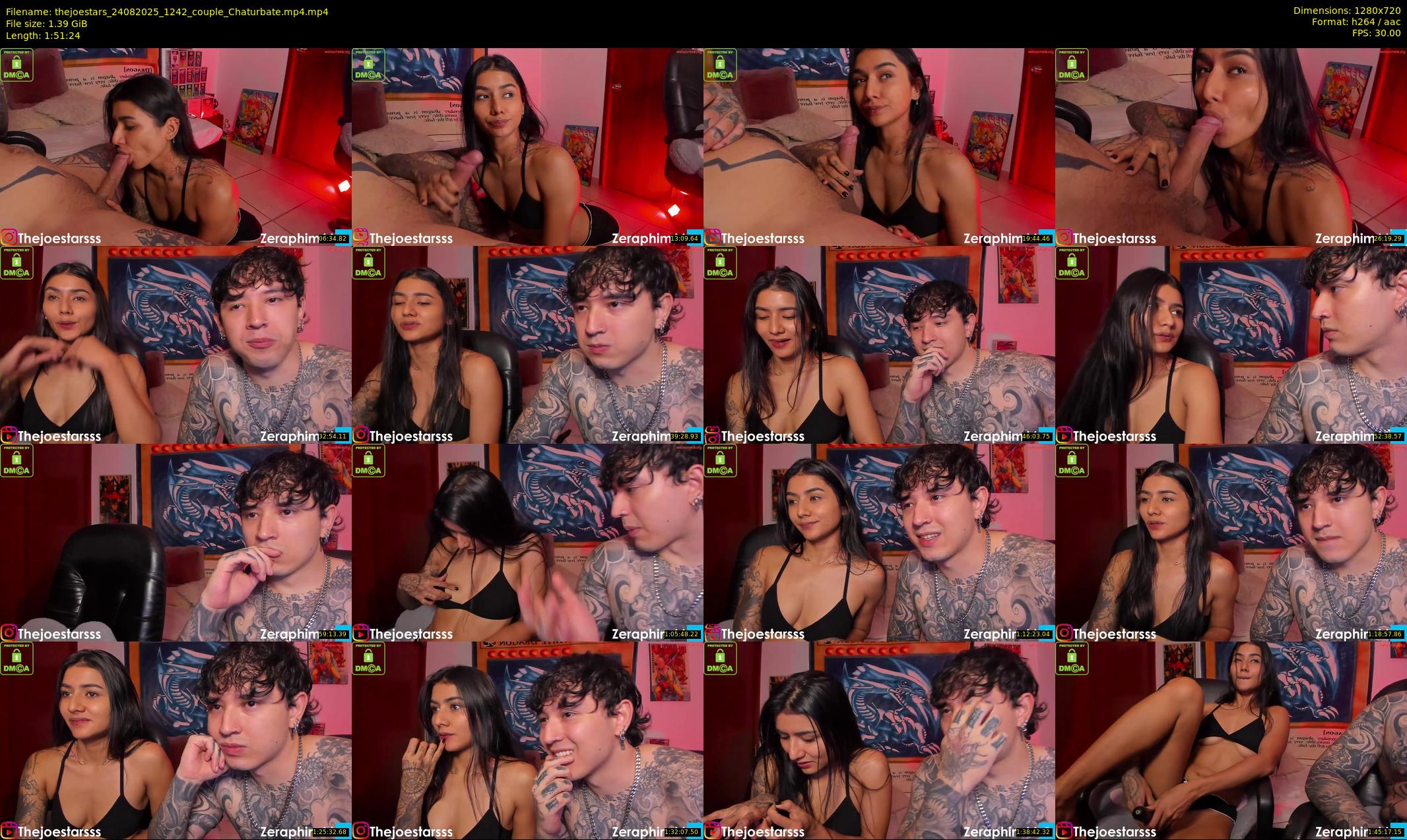 thejoestars — 112 minute Chaturbate couple cam show recording, 720p, Aug 24, 2025
