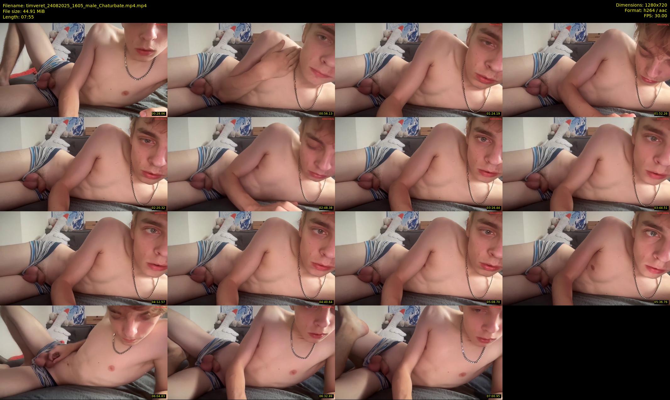 timveret — 8 minute Chaturbate male cam show recording, 720p, Aug 24, 2025