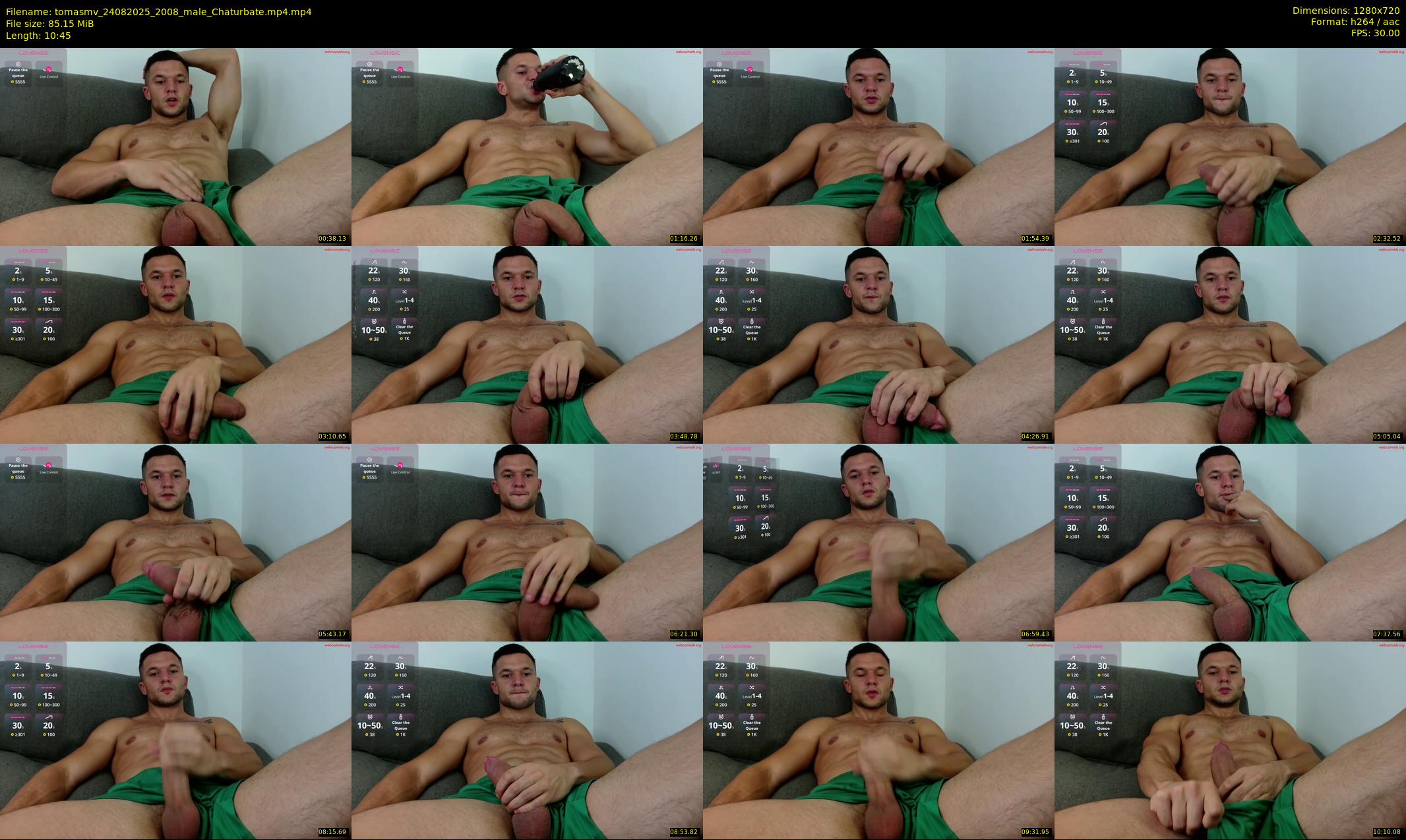 tomasmv — 11 minute Chaturbate male cam show recording, 720p, Aug 24, 2025