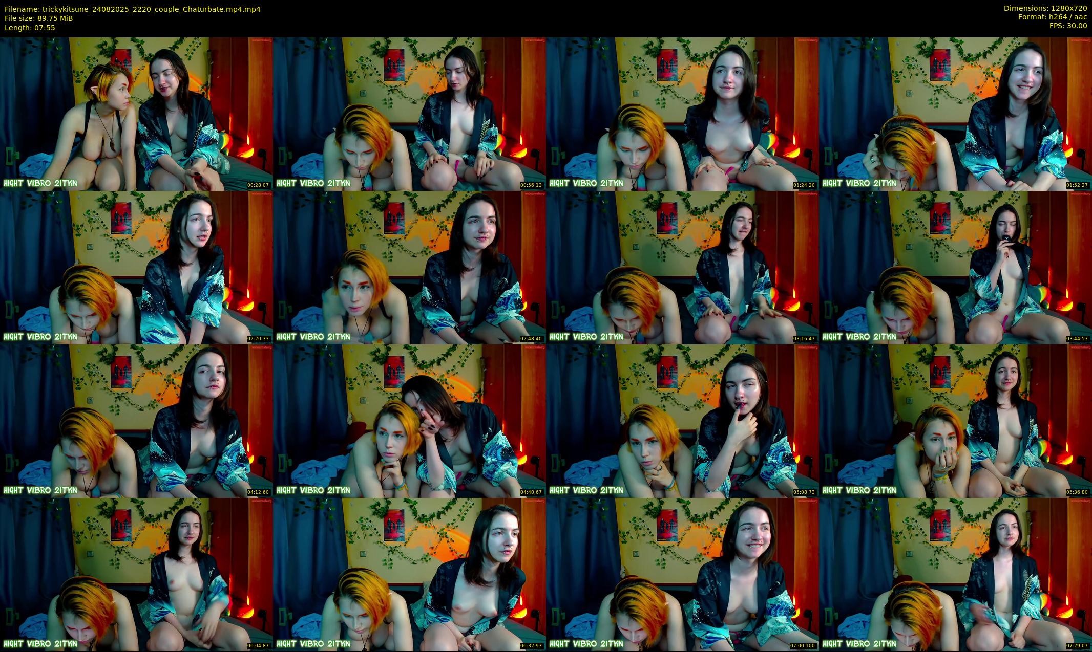 trickykitsune — 8 minute Chaturbate female cam show recording, 720p, Aug 24, 2025