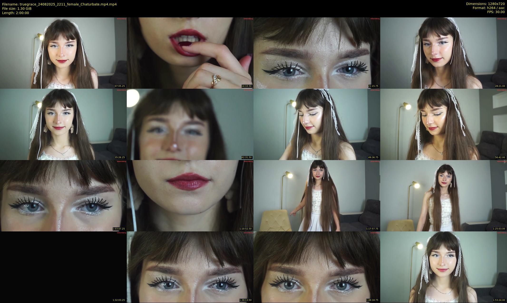 truegrace — 120 minute Chaturbate female cam show recording, 720p, Aug 24, 2025
