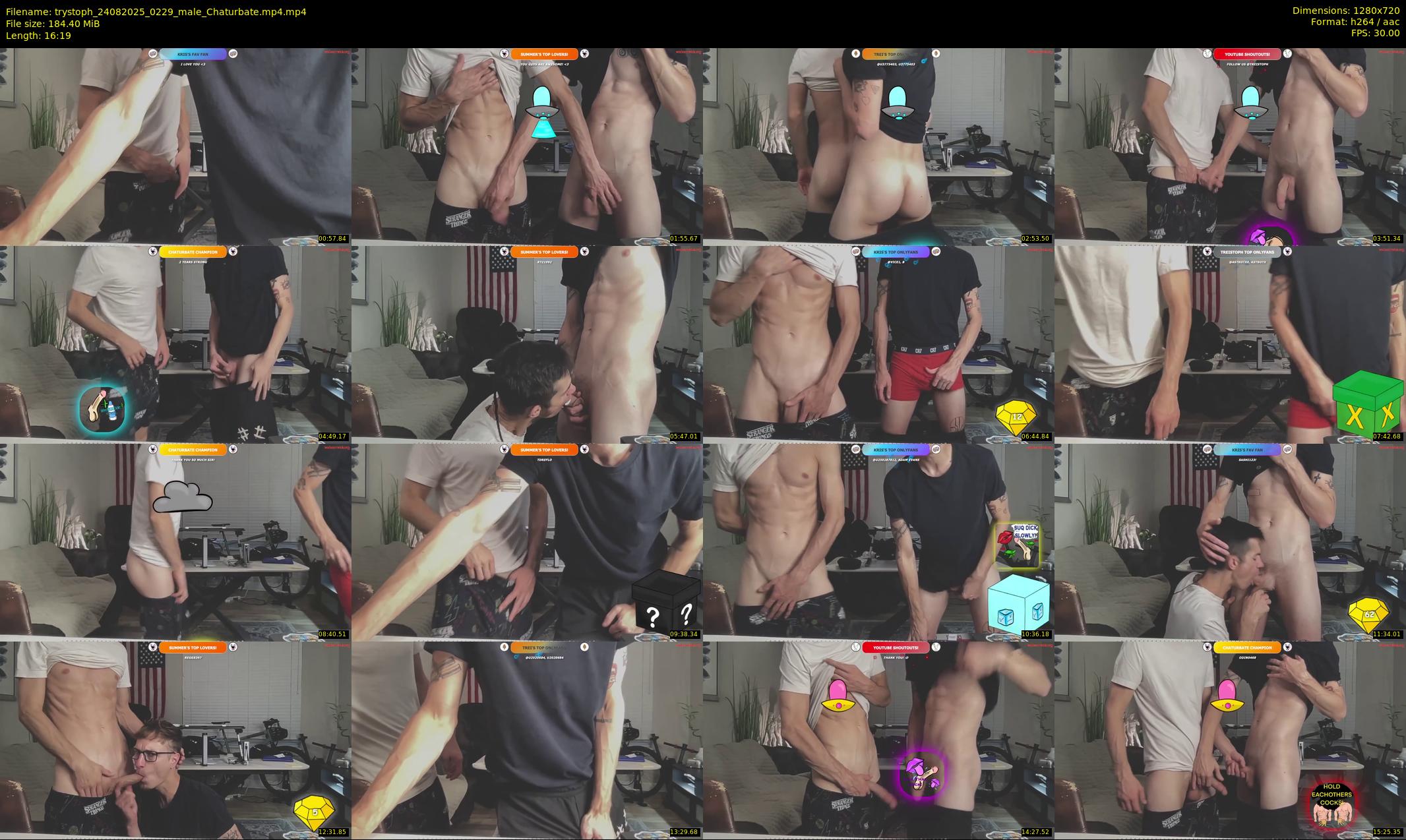 trystoph — 17 minute Chaturbate male cam show recording, 720p, Aug 24, 2025