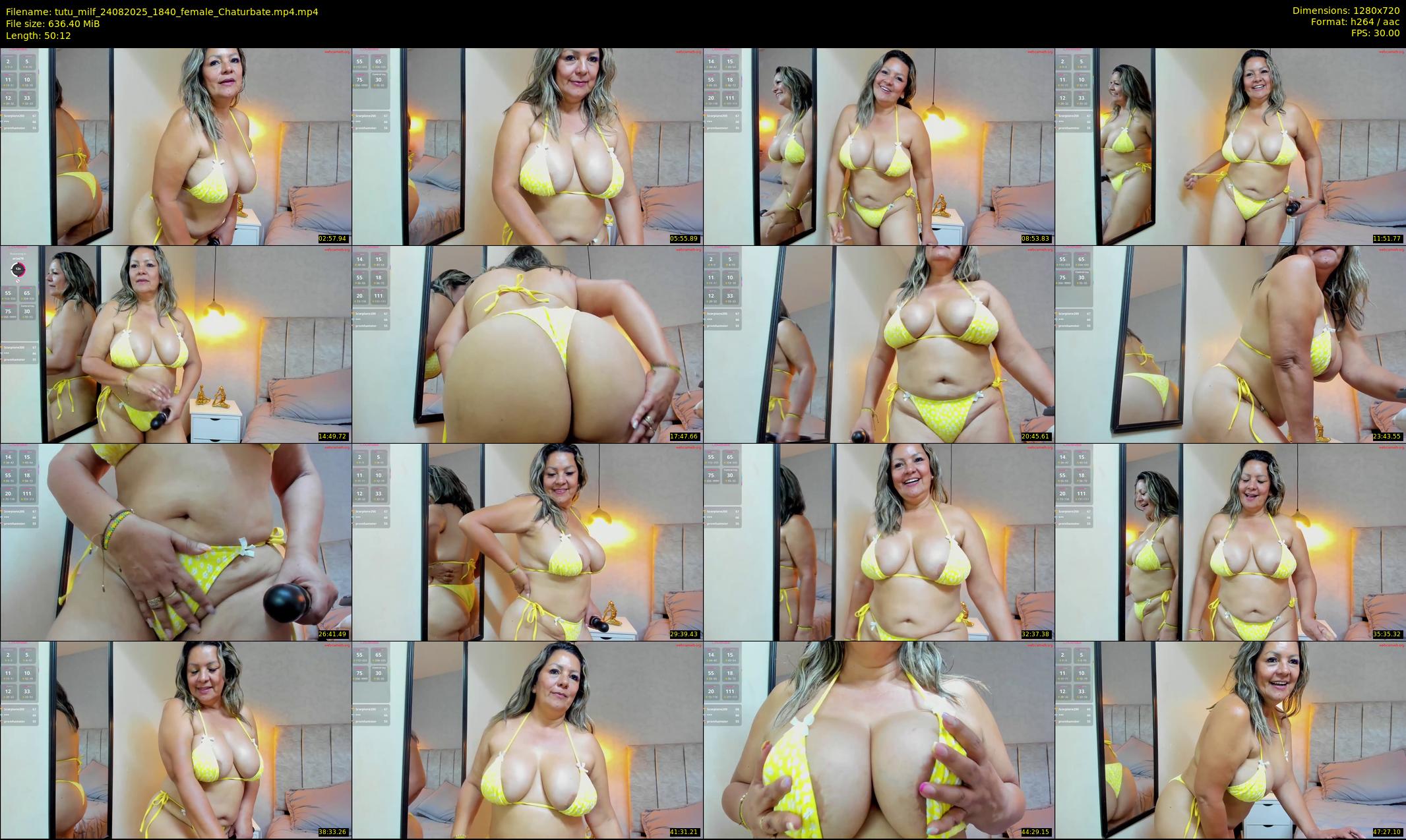 tutu_milf — 51 minute Chaturbate female cam show recording, 720p, Aug 24, 2025